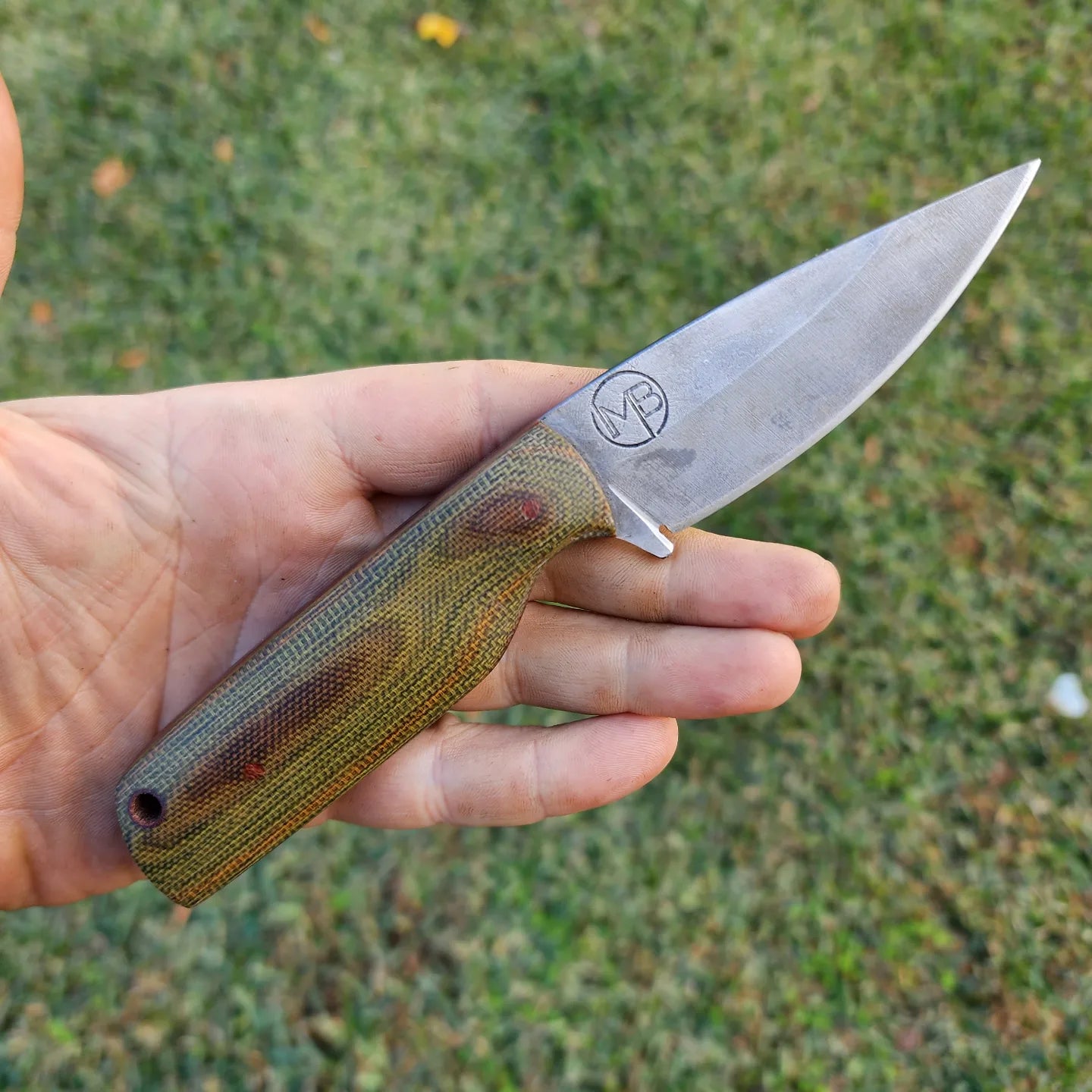 Smooth Topographic Micarta Gent