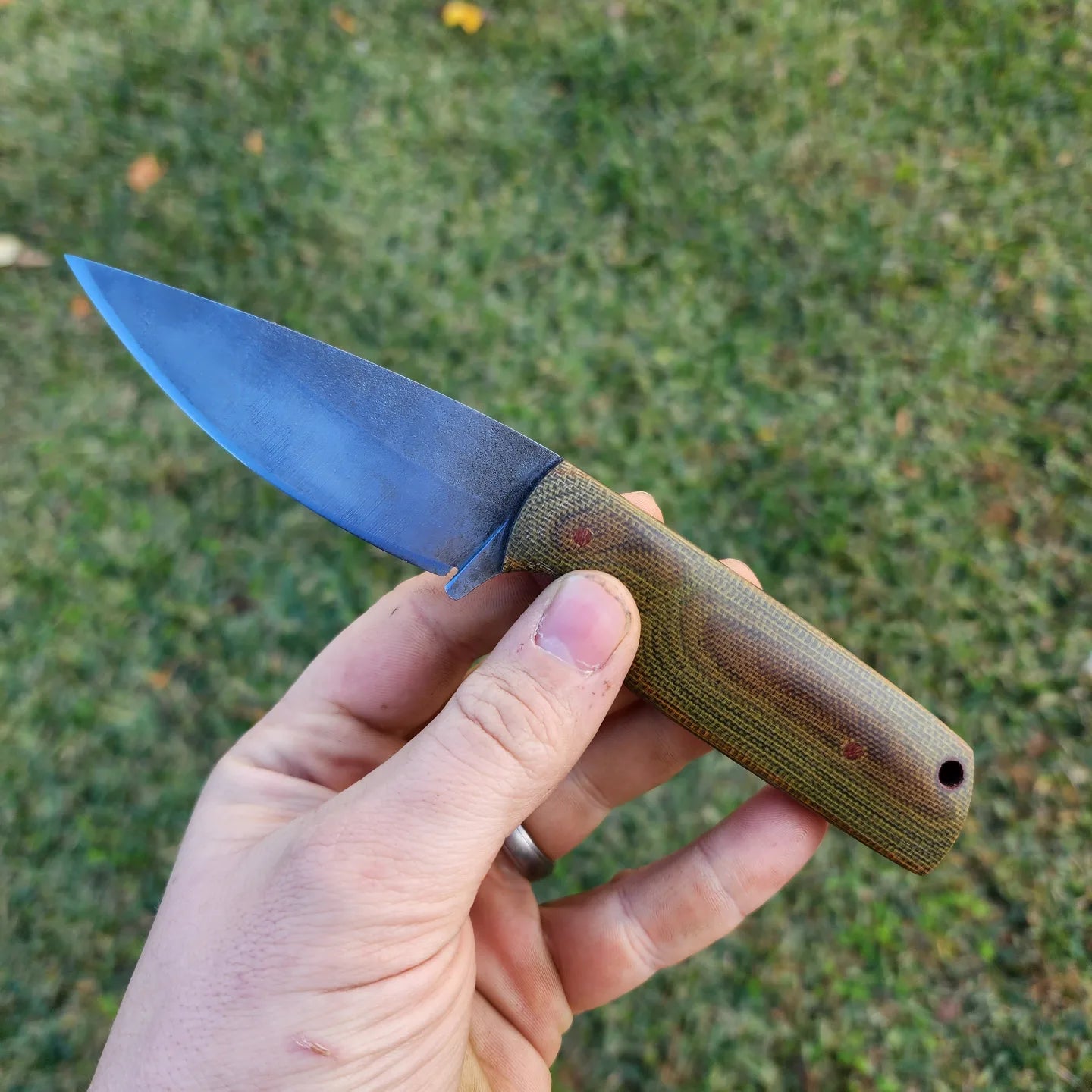 Smooth Topographic Micarta Gent