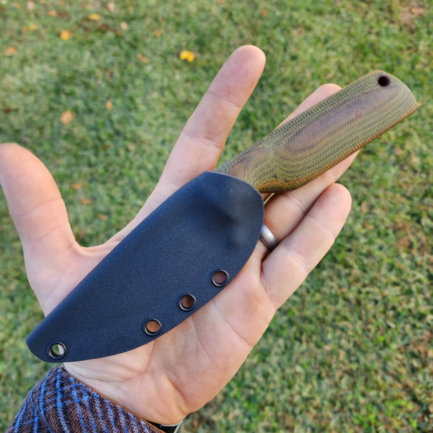 Smooth Topographic Micarta Gent