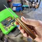 Burnt natural micarta sliver
