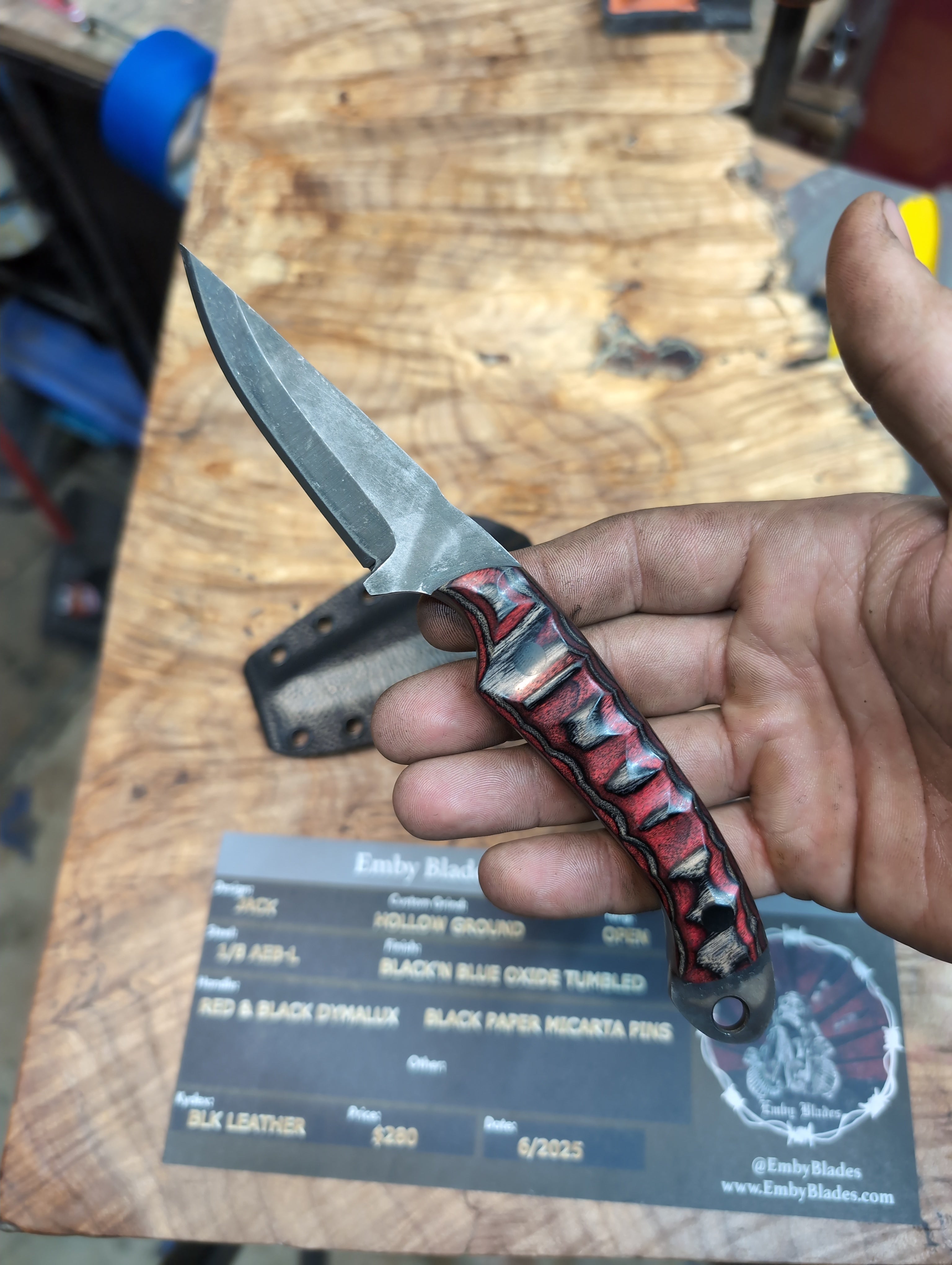 Red & Black Dymalux Jack