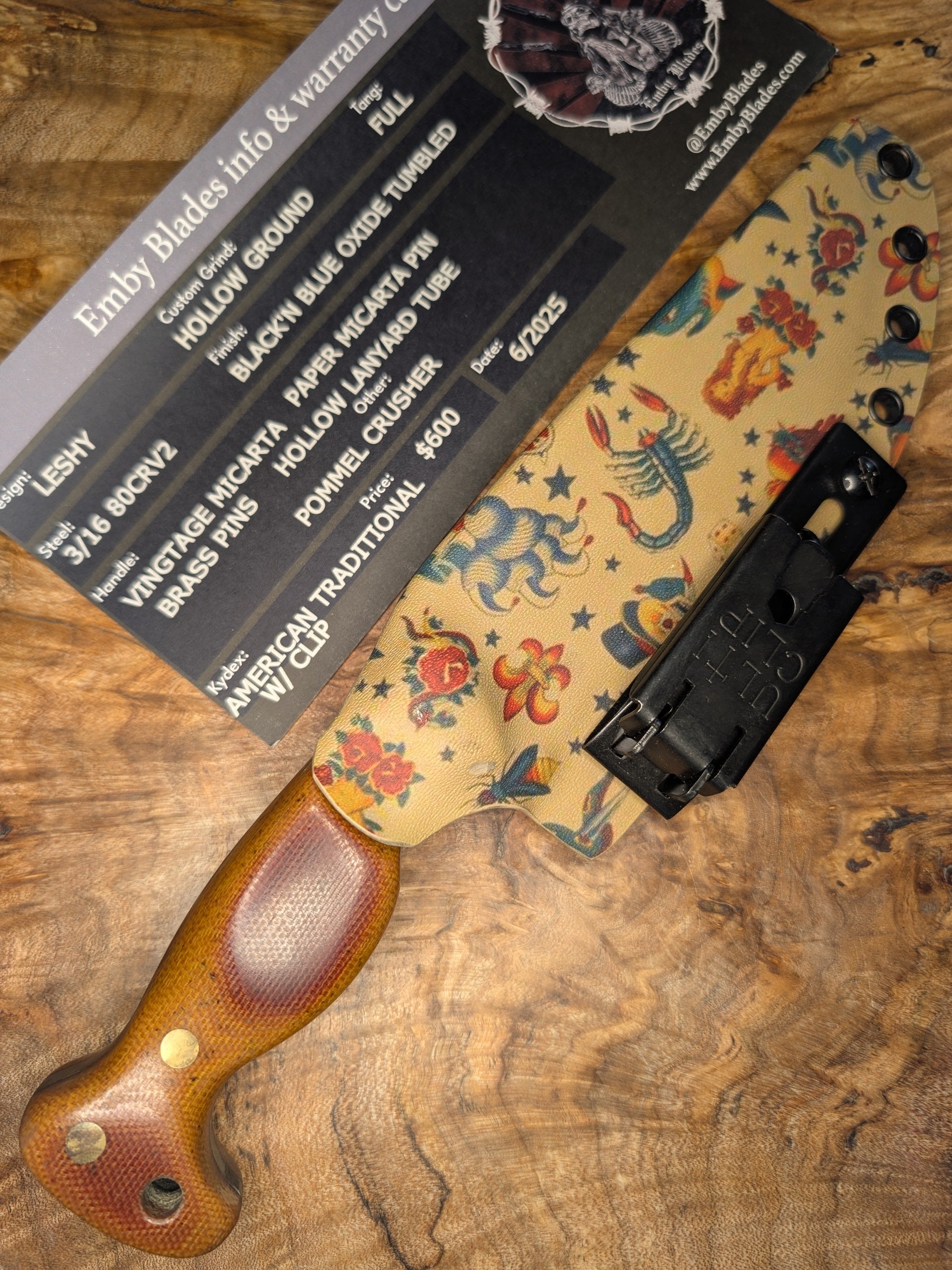 Vintage Micarta Leshy
