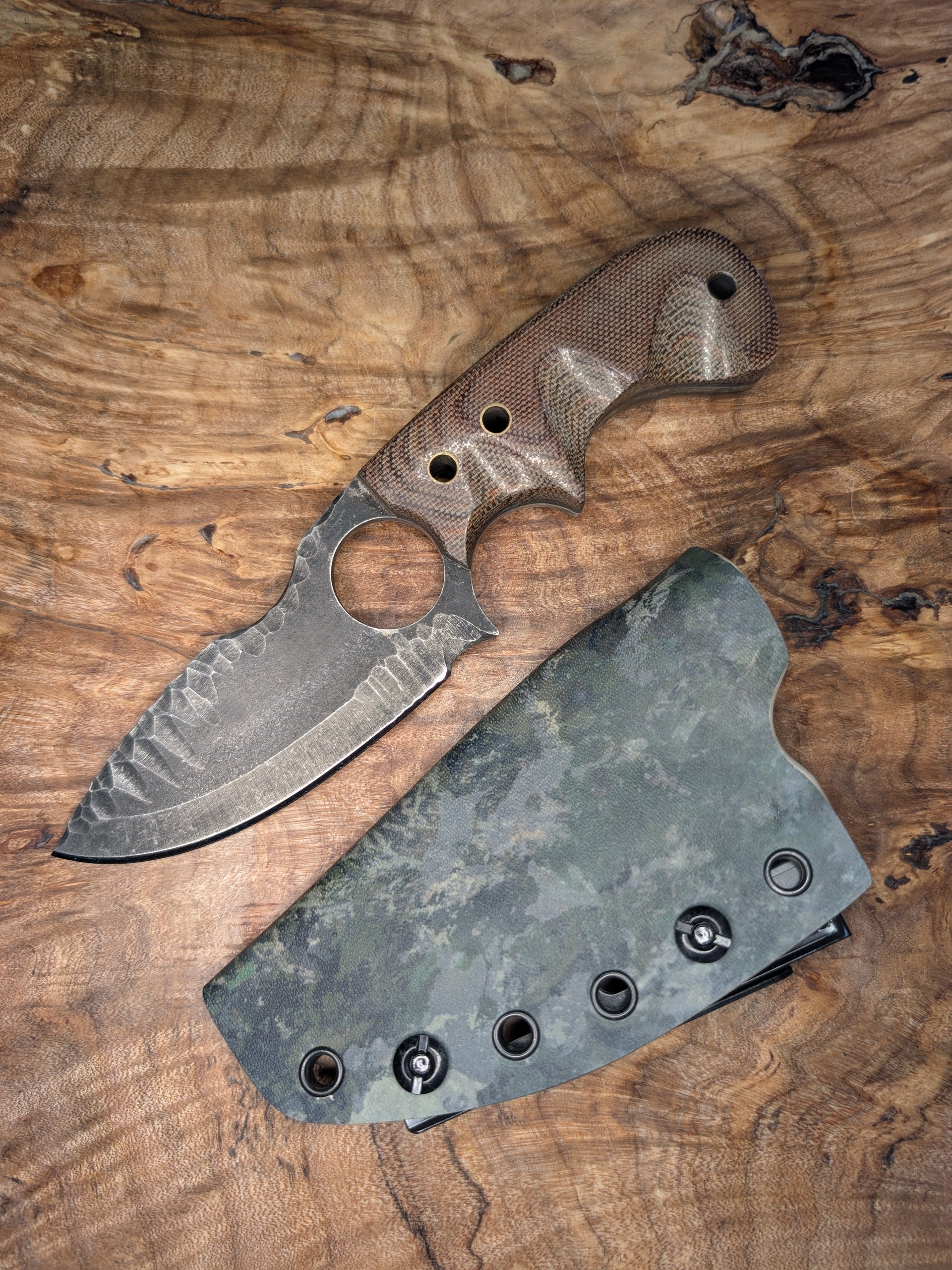 Topographic Micarta Spud