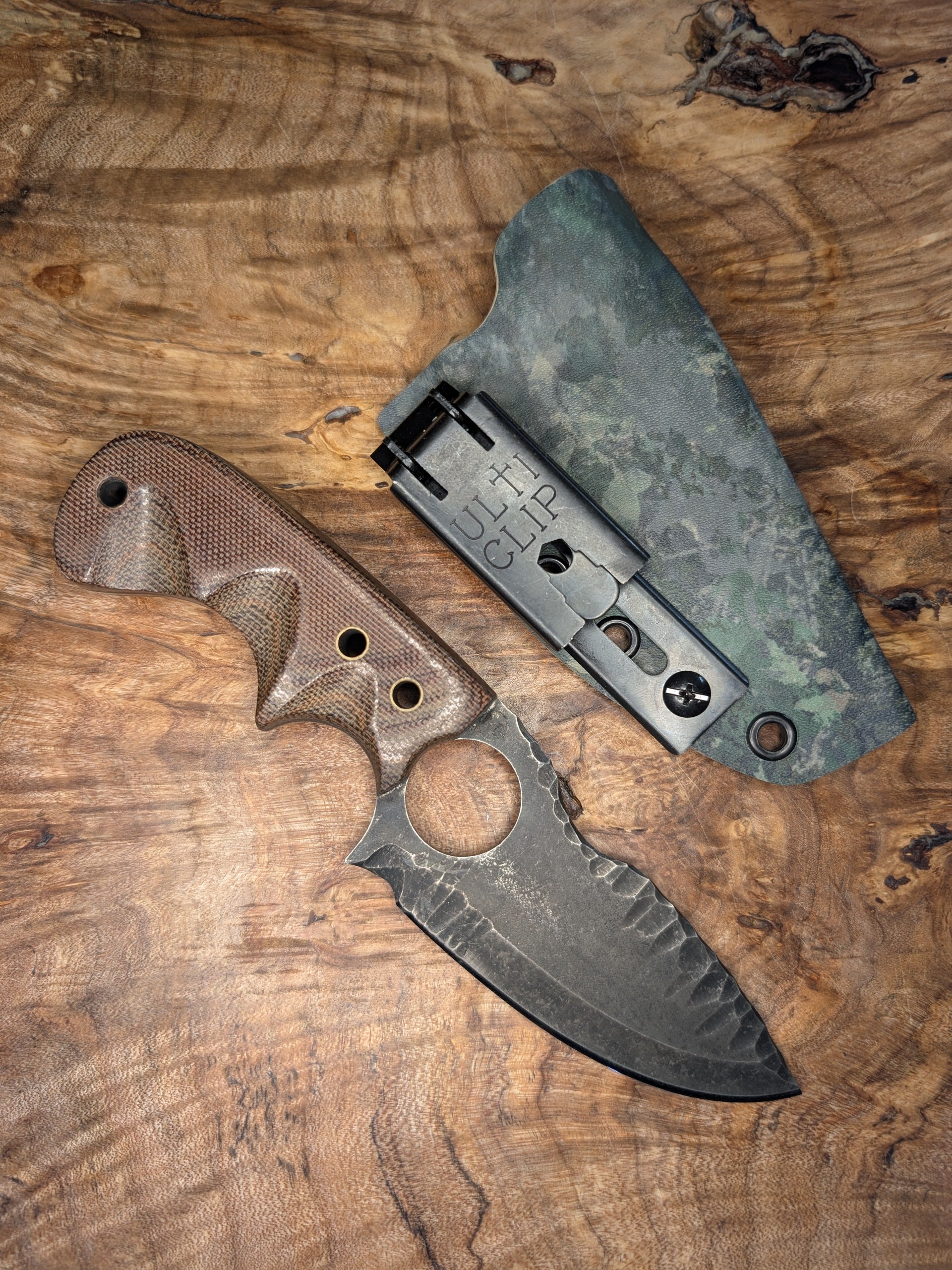 Topographic Micarta Spud