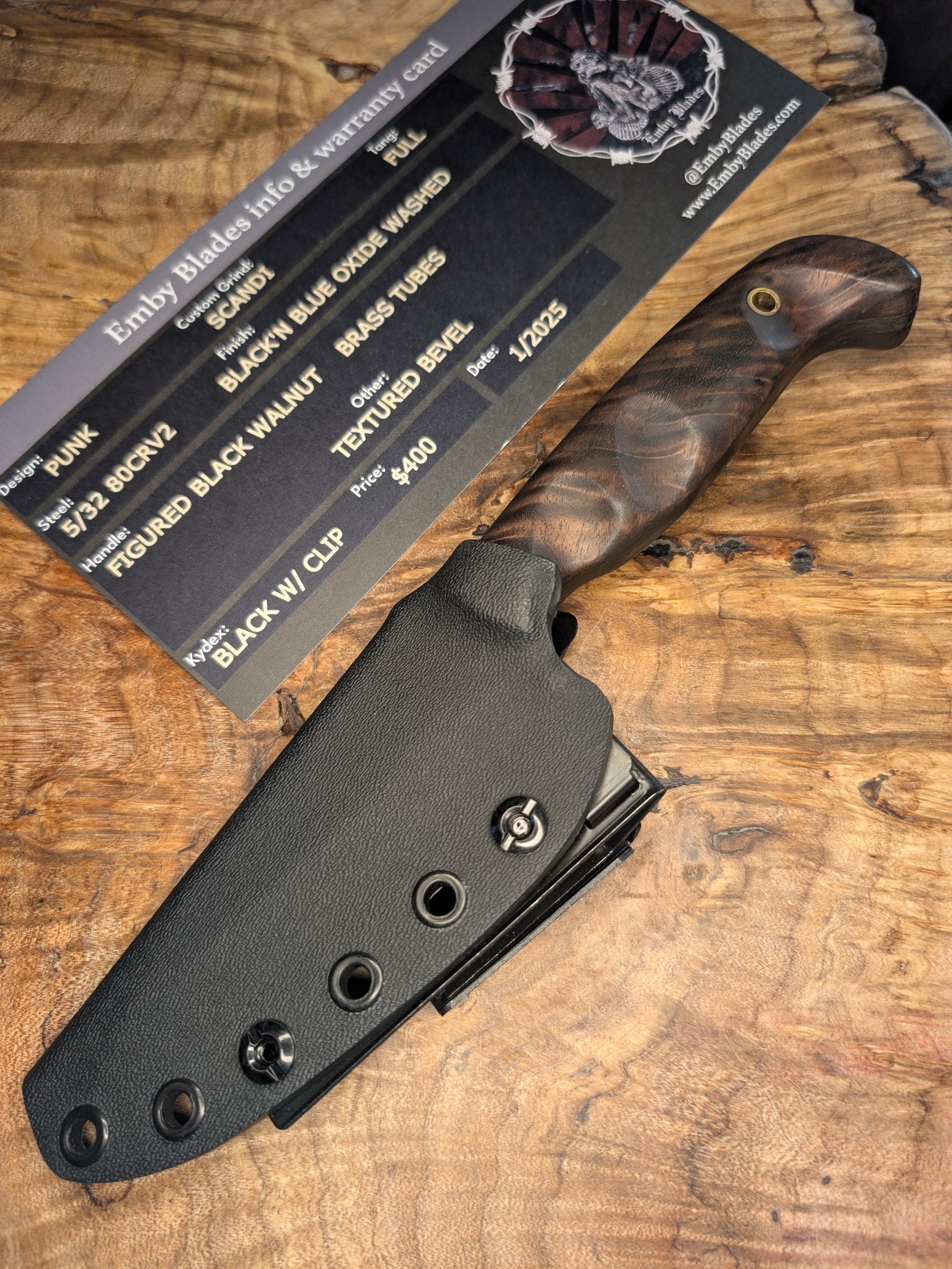 Figured Walnut Punk