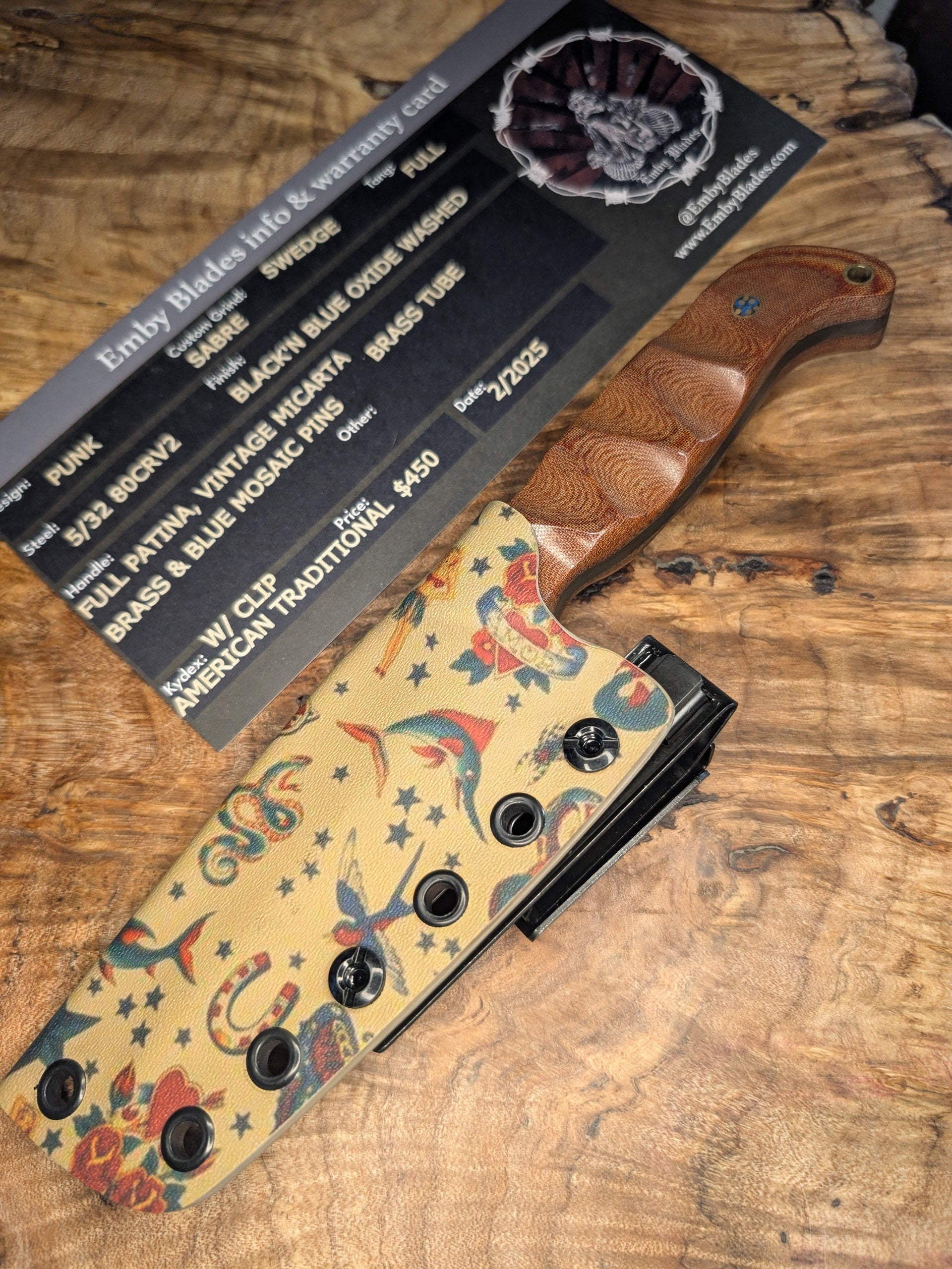 Custom Vintage Micarta Punk