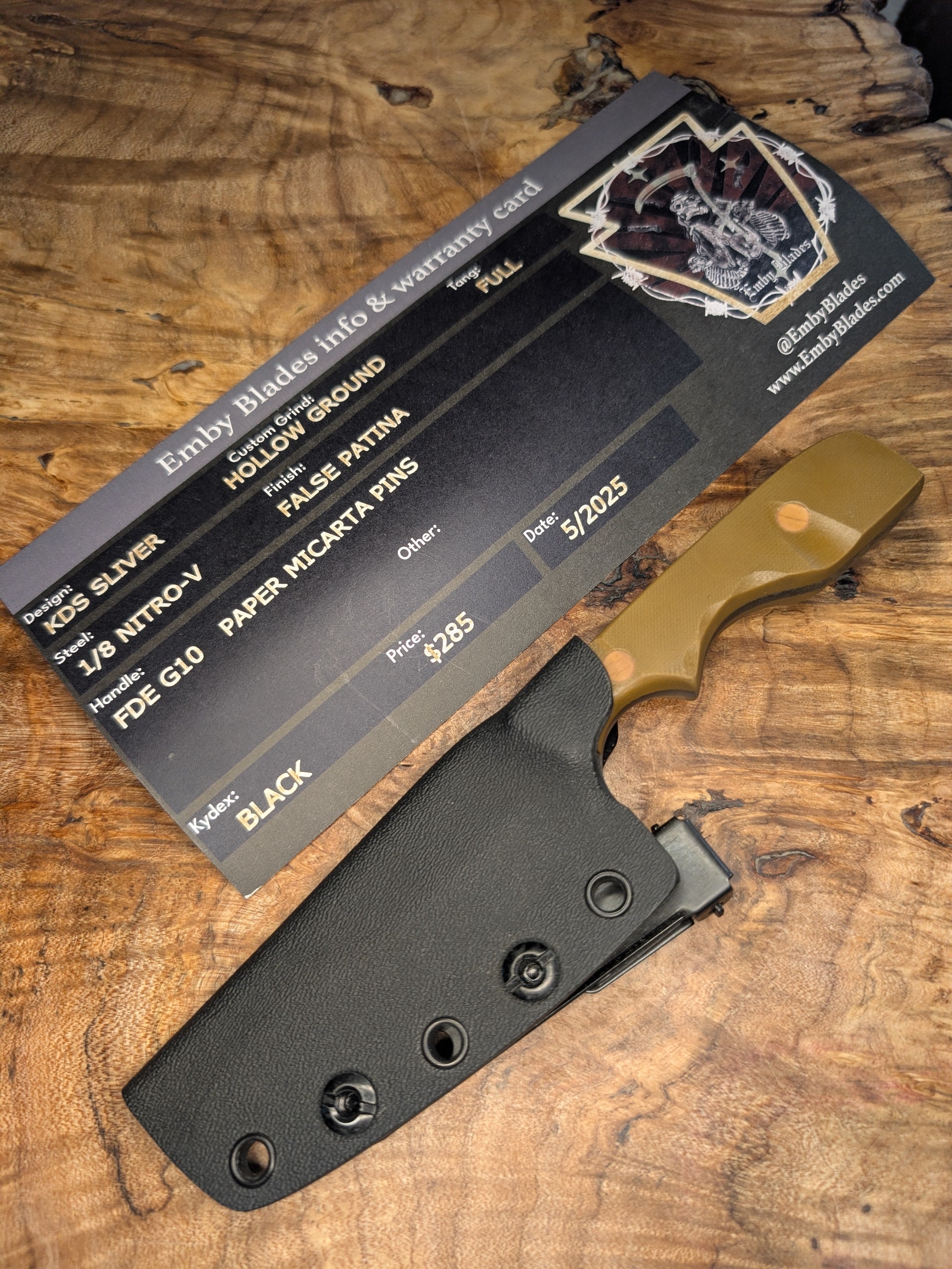 FDE G10 KDS Sliver