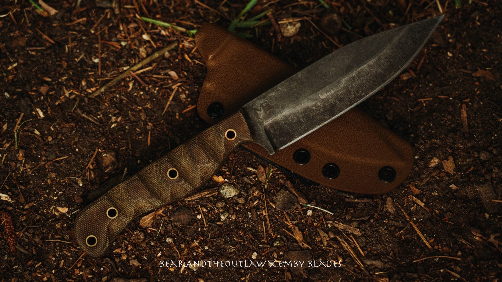 Holy Topographic micarta EDC2