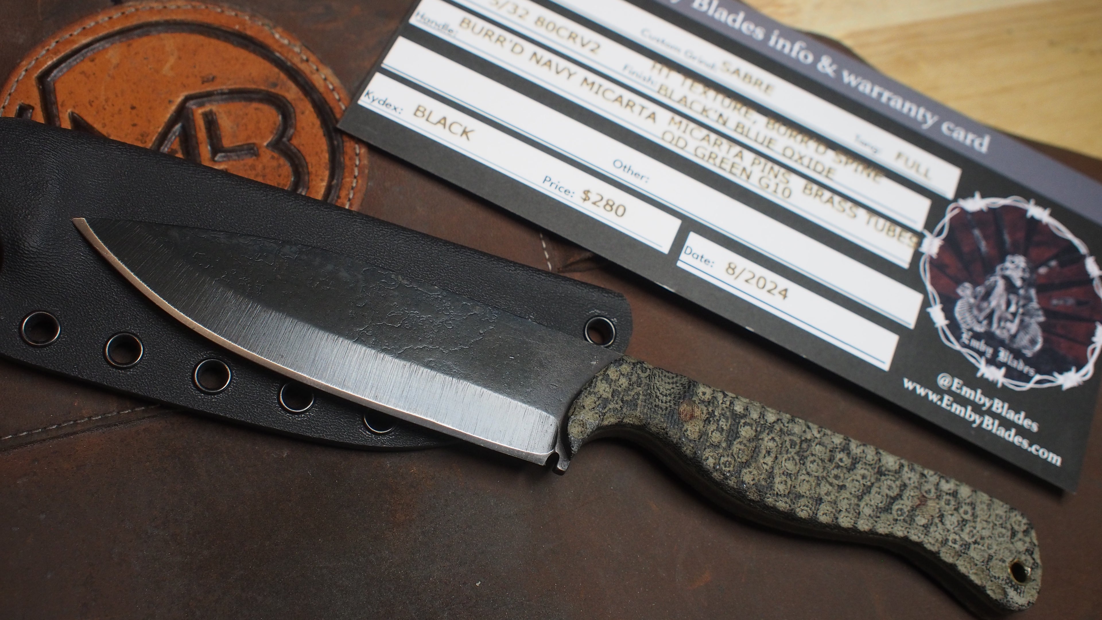 Dimpled Micarta, EDC2