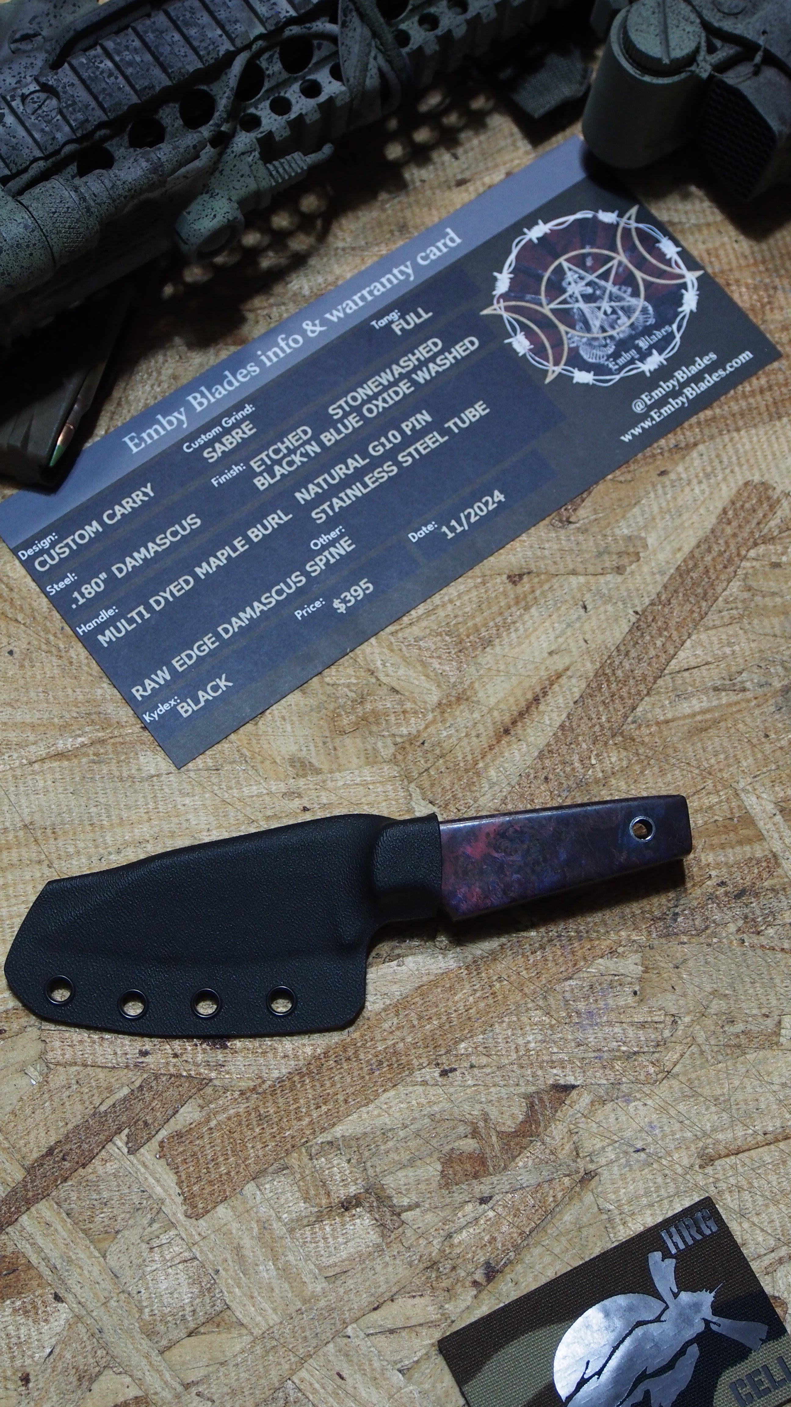 Custom Damascus Carry
