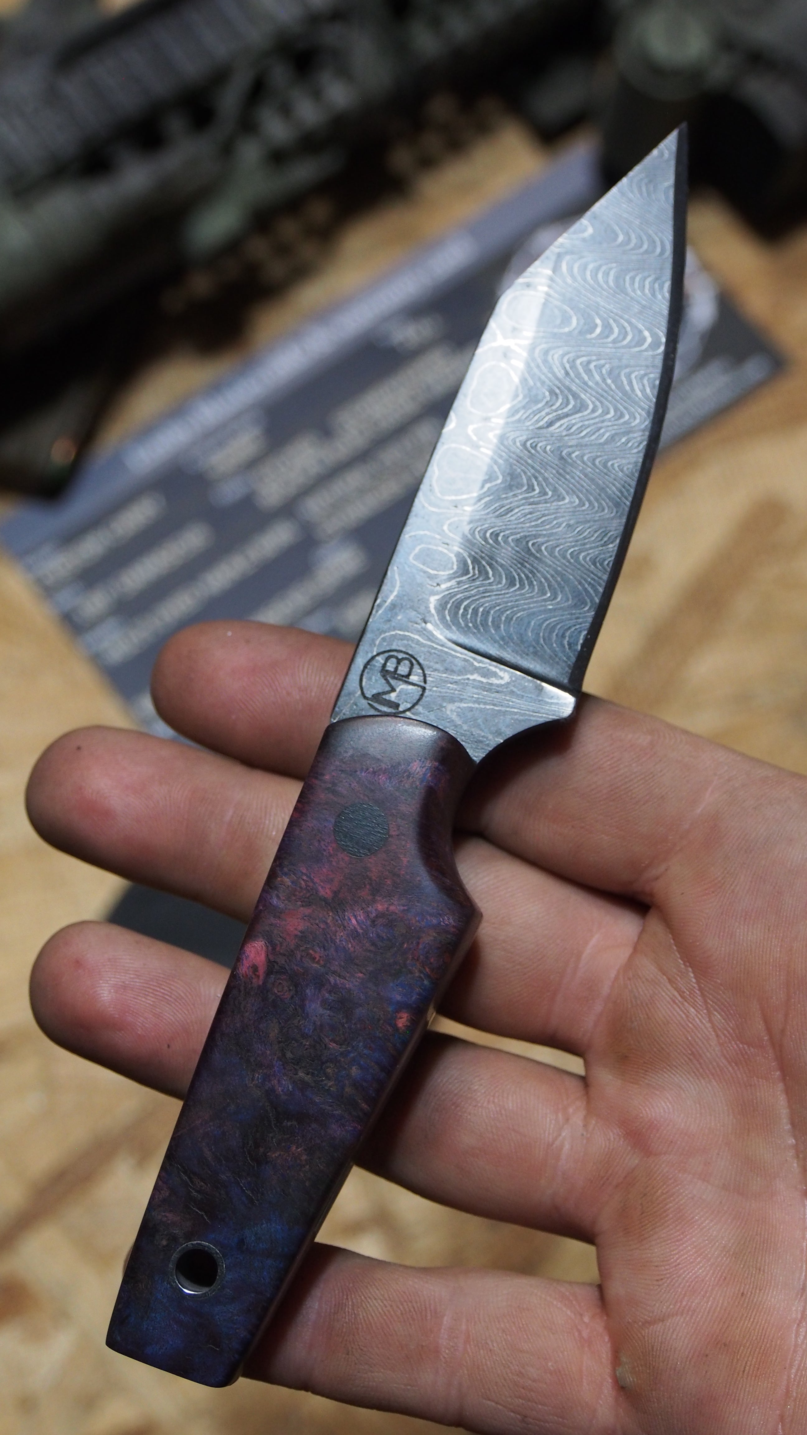 Custom Damascus Carry