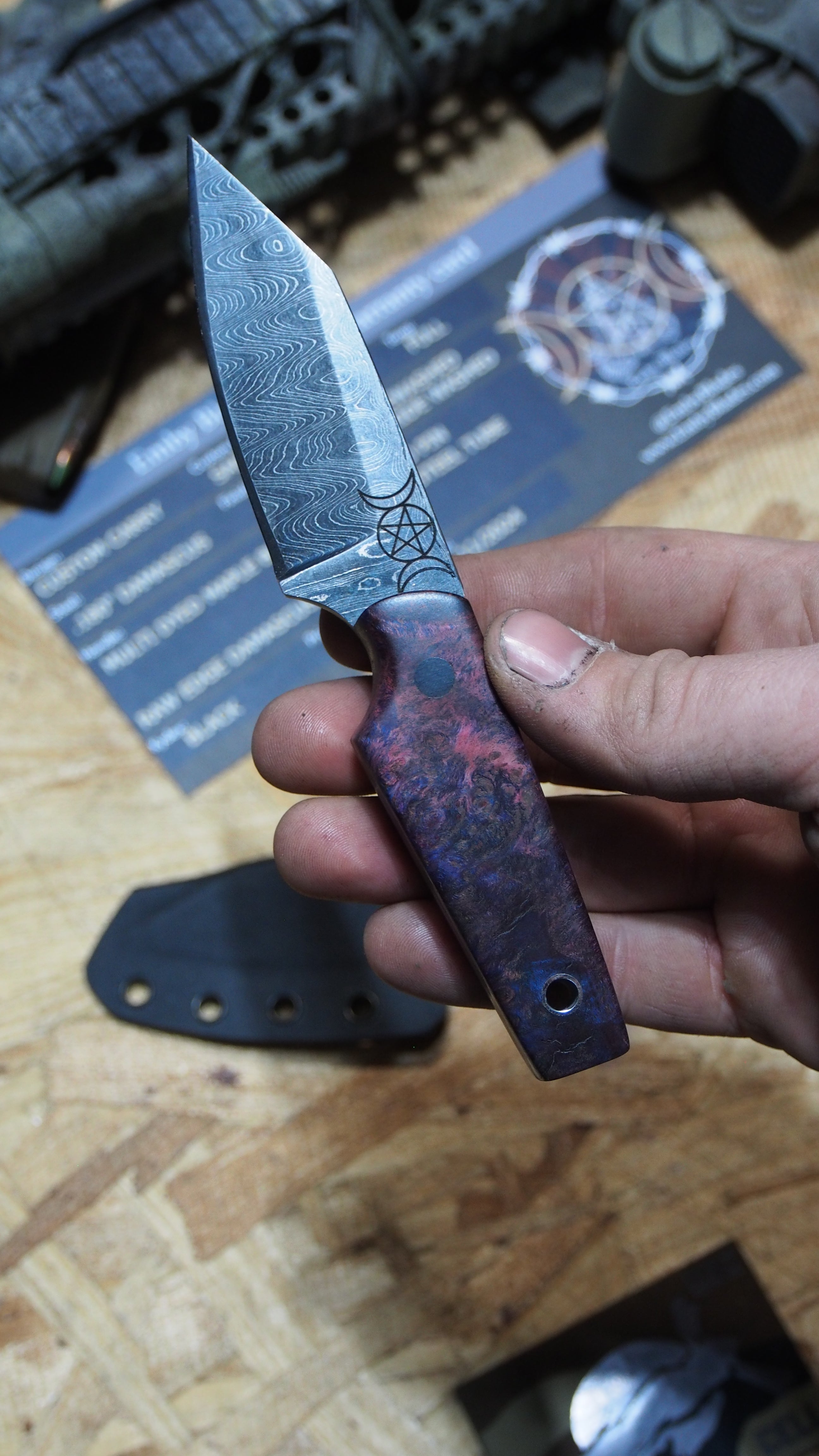 Custom Damascus Carry