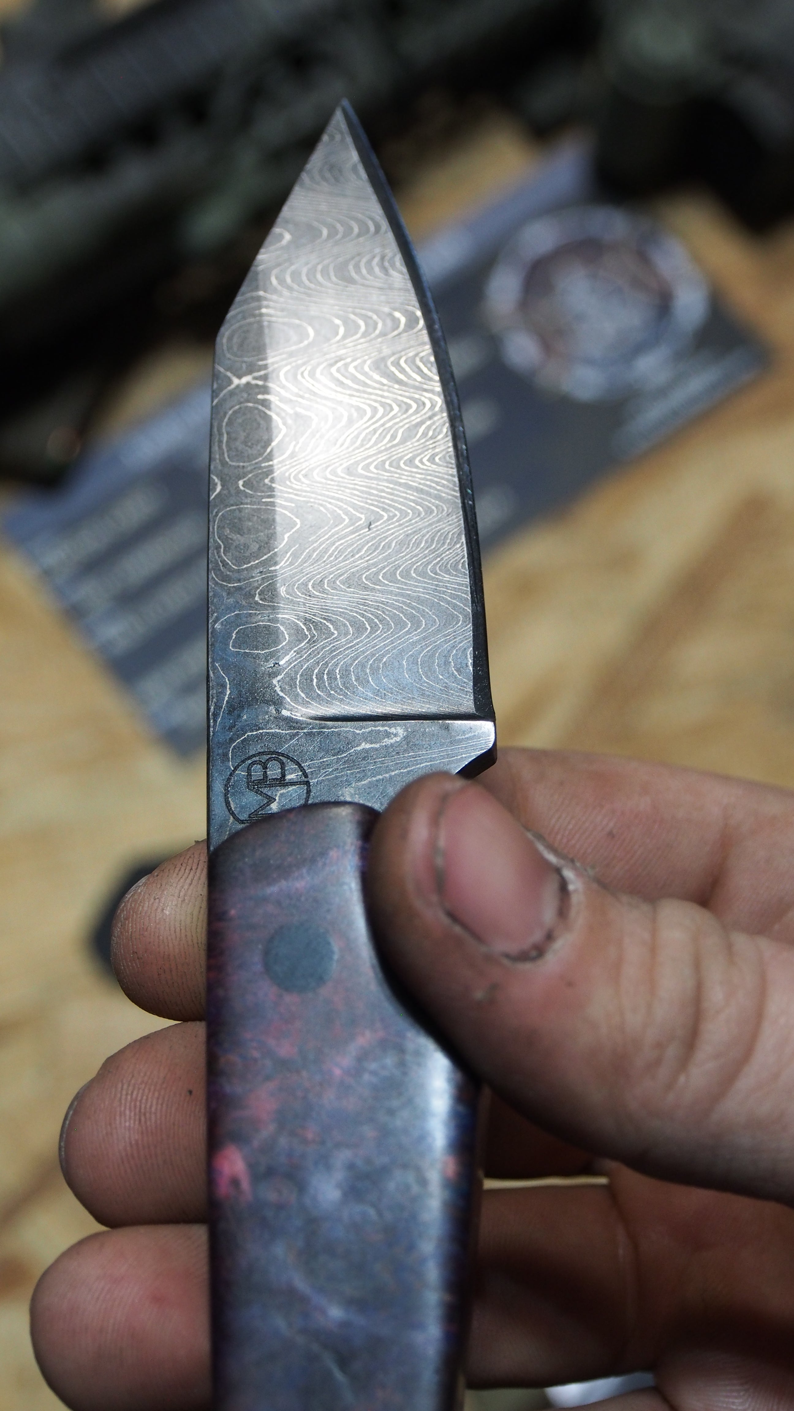 Custom Damascus Carry