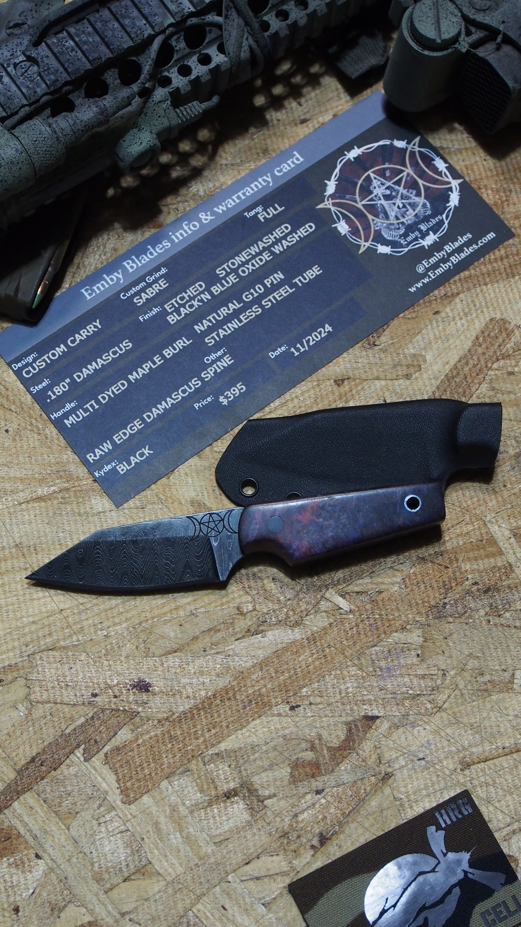 Custom Damascus Carry