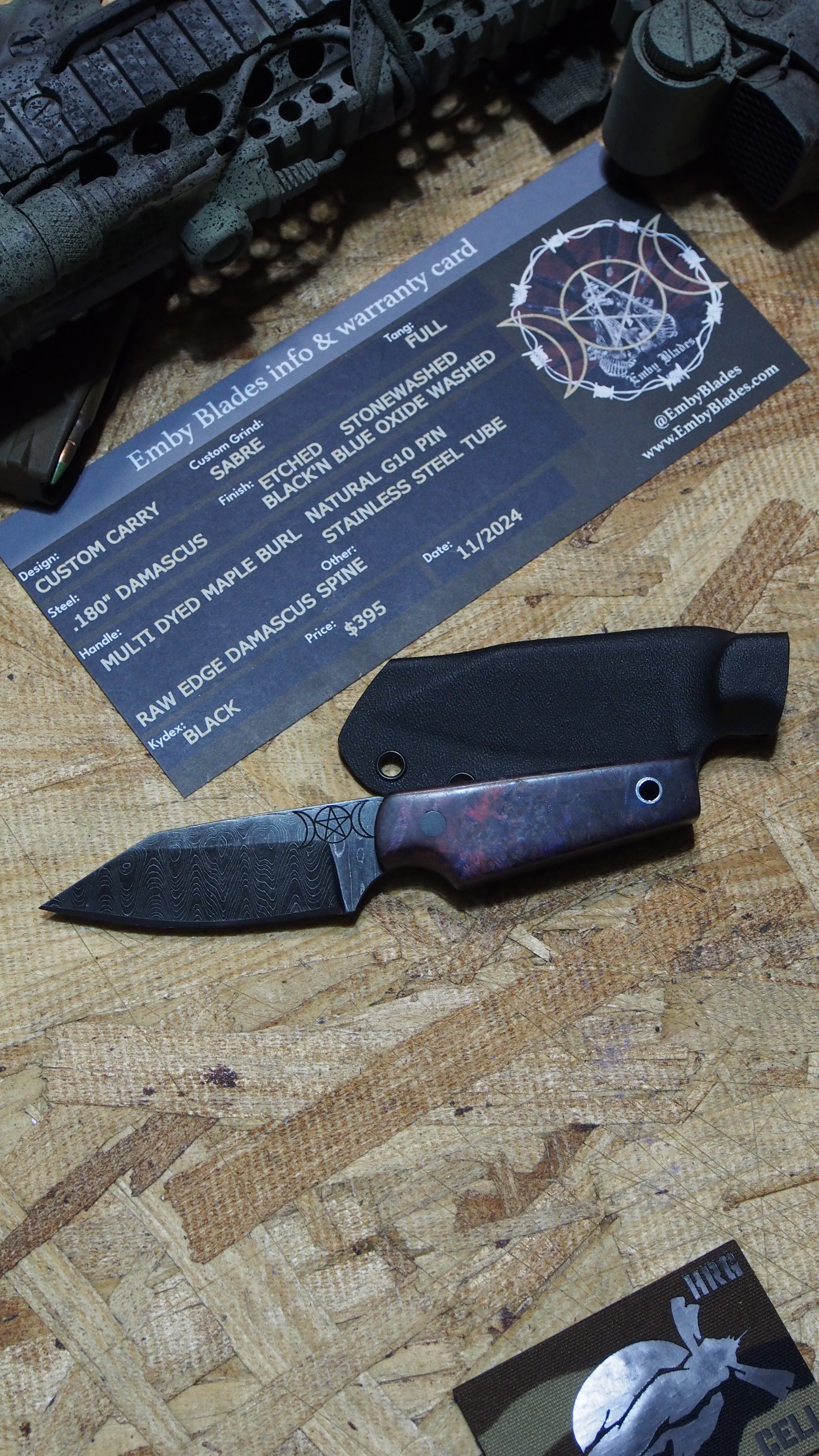 Custom Damascus Carry