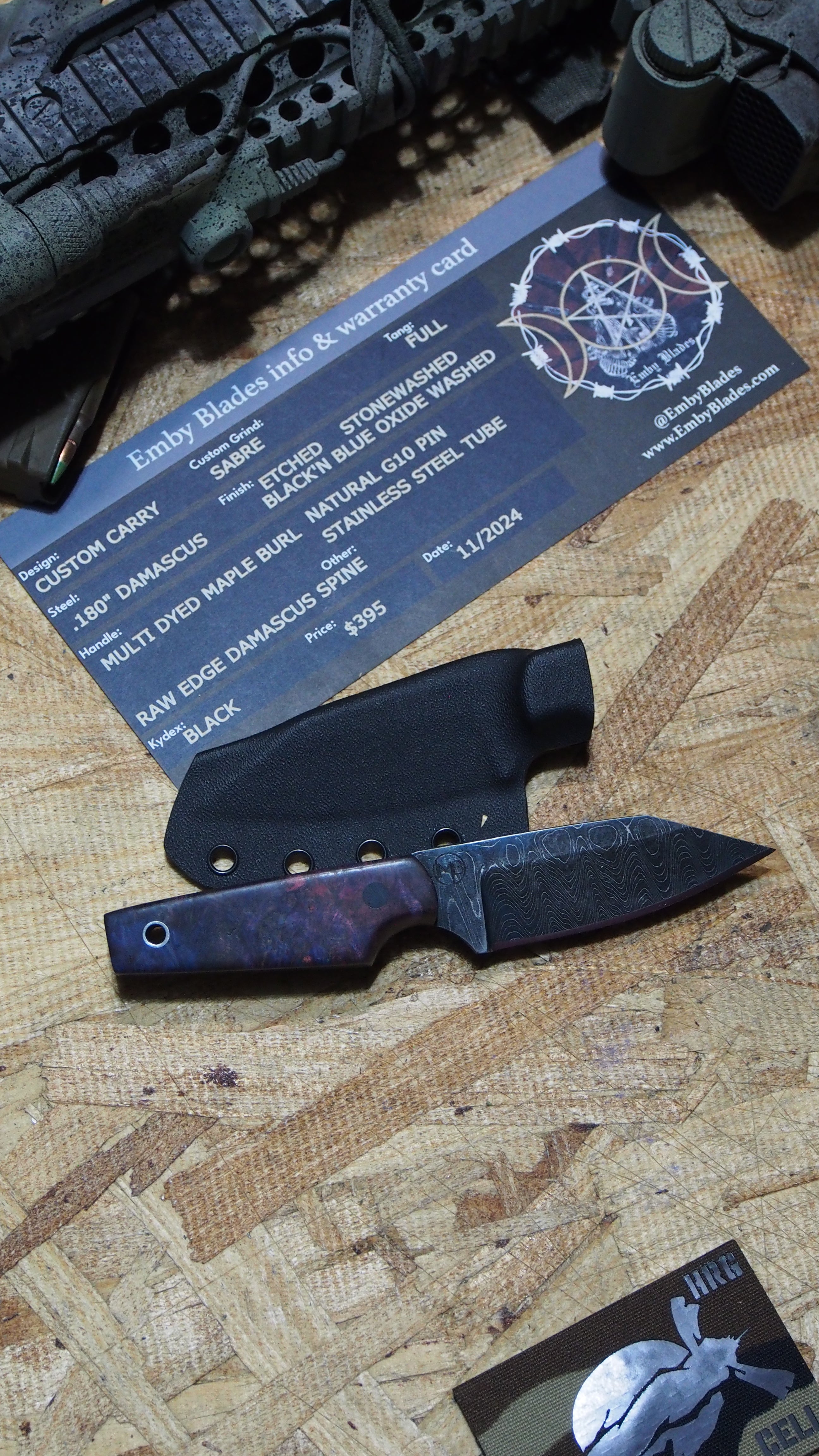 Custom Damascus Carry