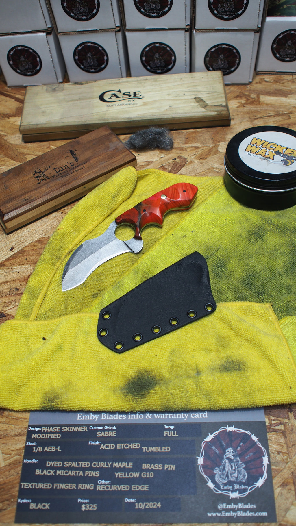 Dyed maple, Phase skinner Modified