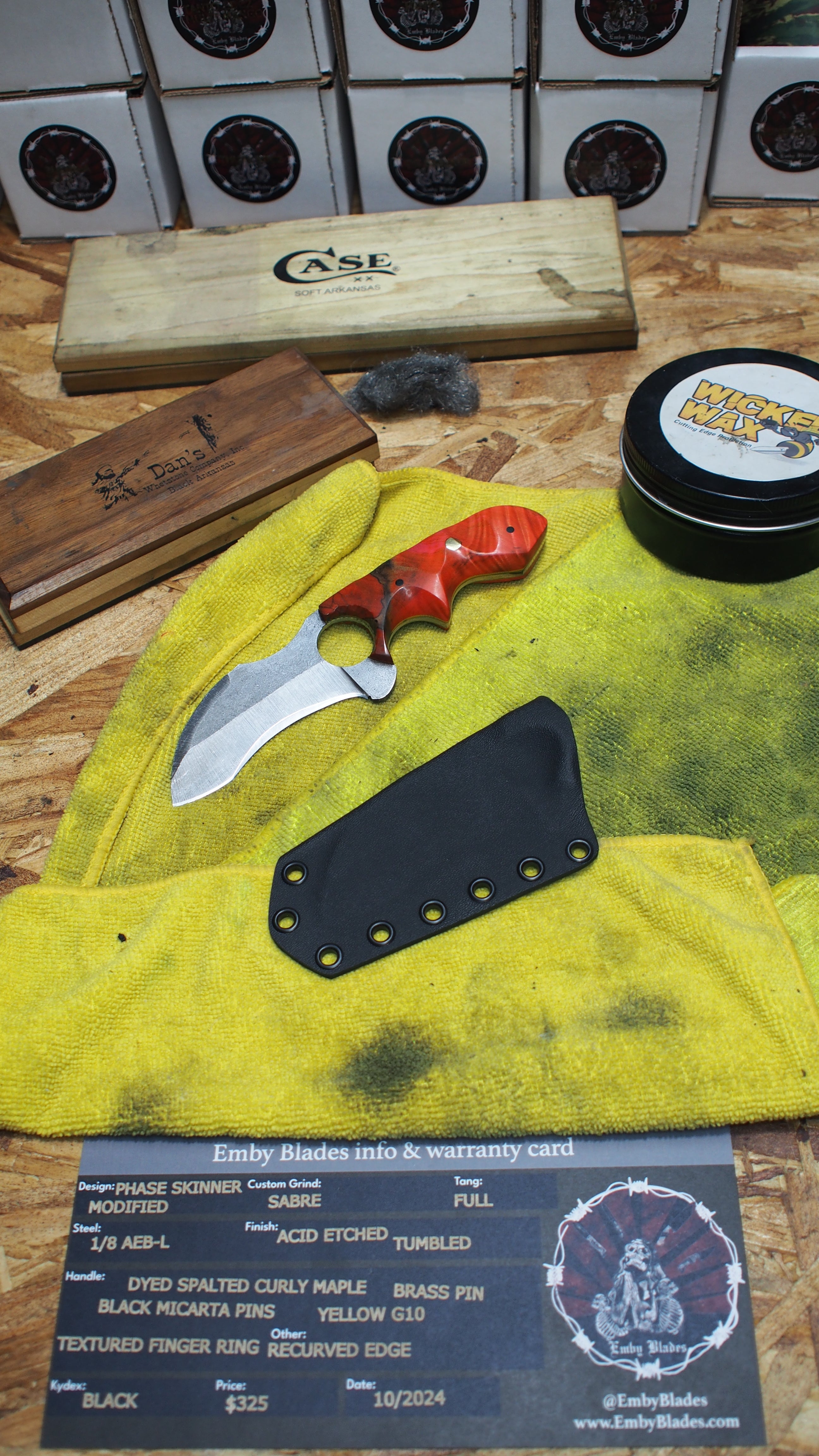 Dyed maple, Phase skinner Modified