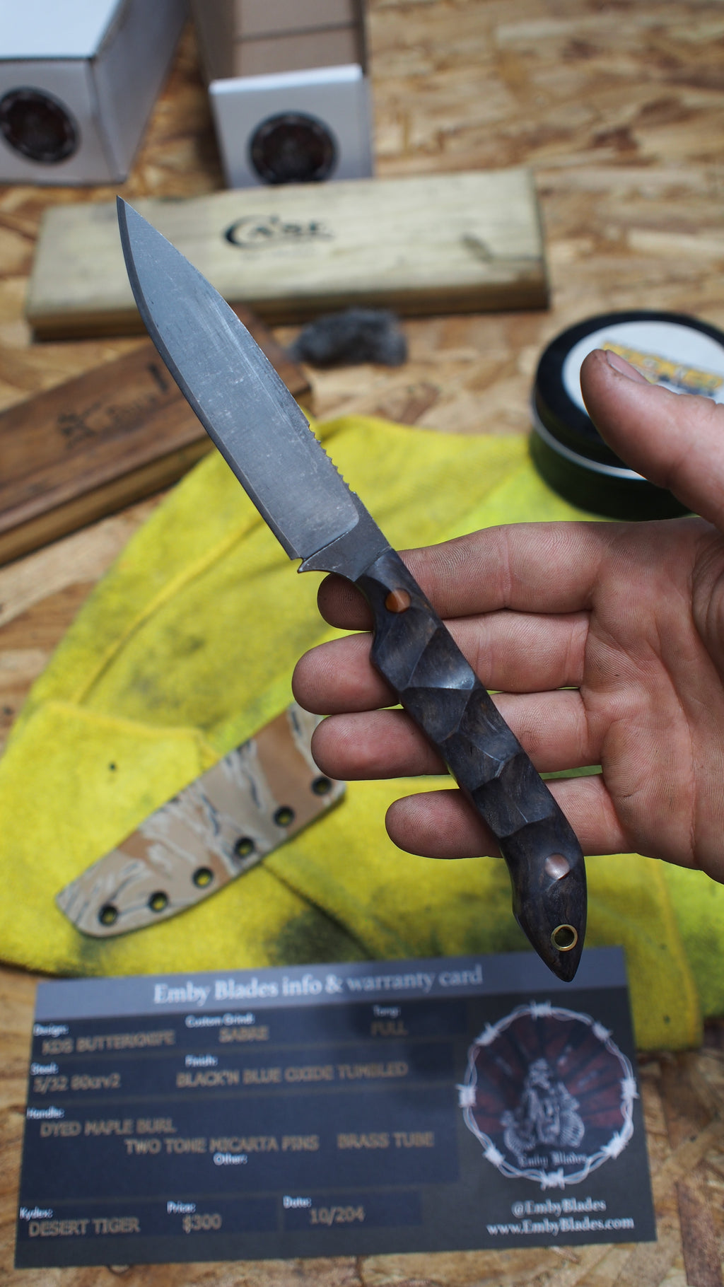 Maple Burl, KDS Butterknife