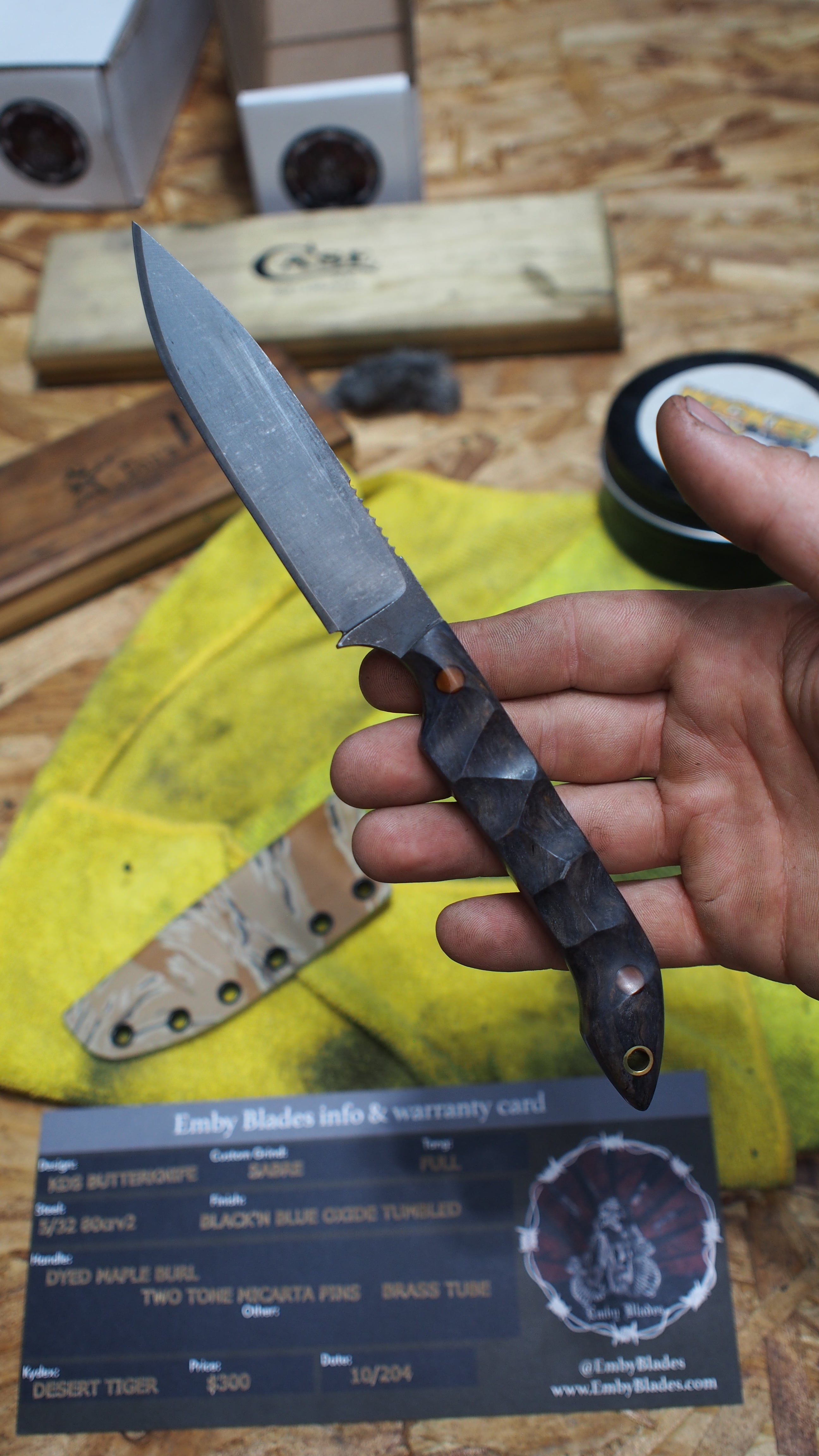 Maple Burl, KDS Butterknife