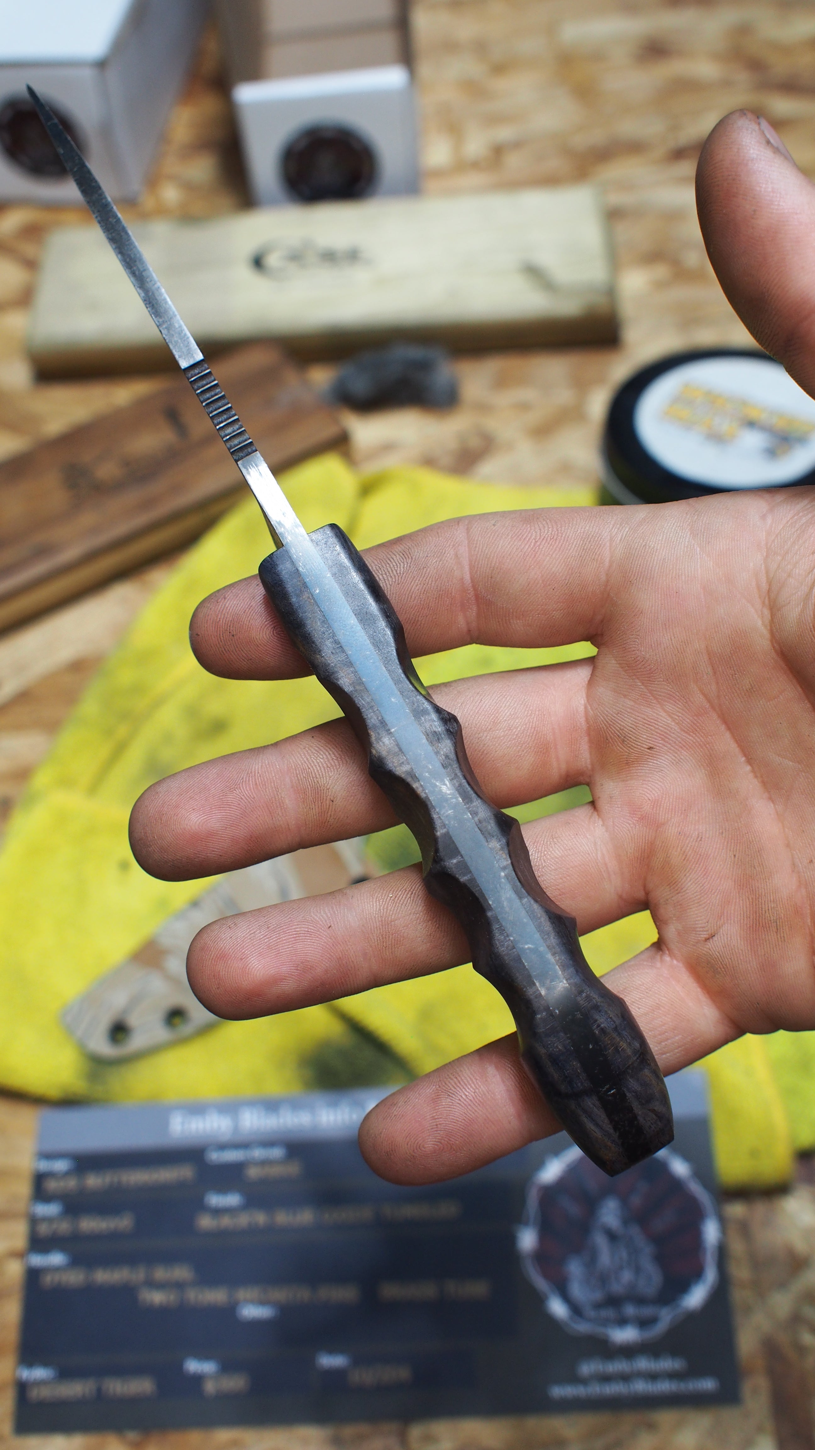Maple Burl, KDS Butterknife