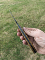 Custom KDS butterknife with Brown G10 handles
