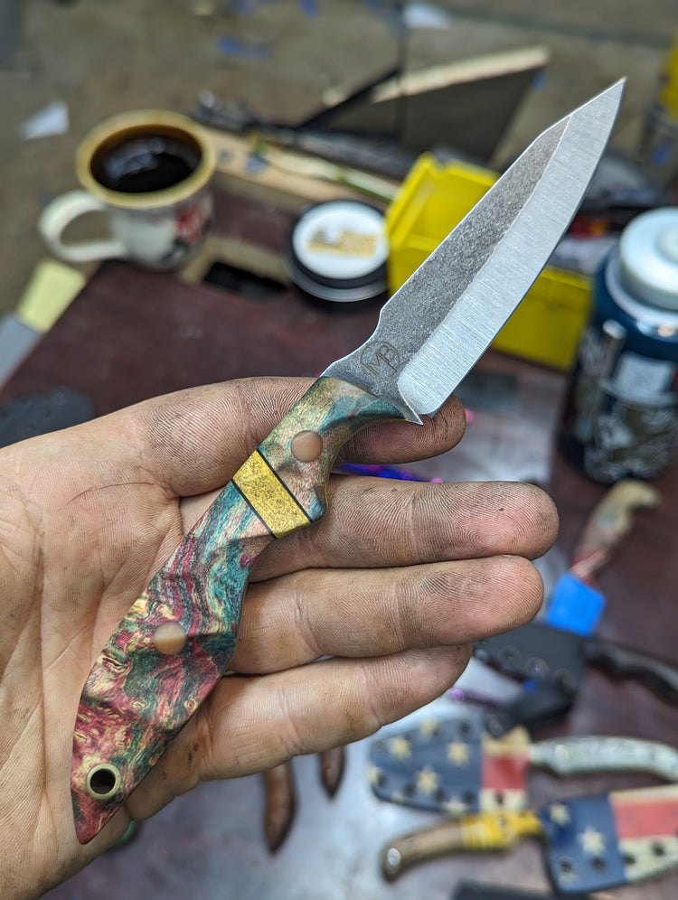 Custom Maple burl sliver