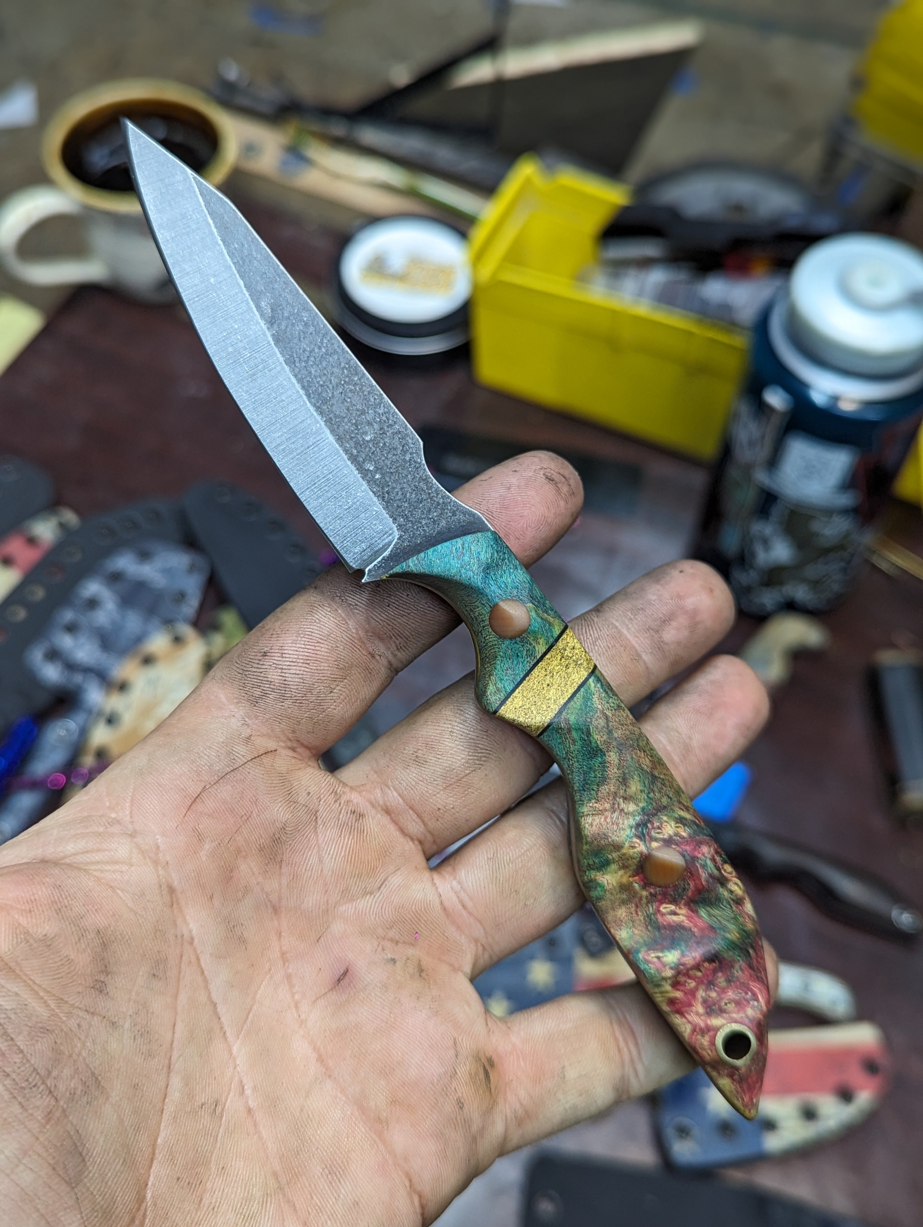 Custom Maple burl sliver