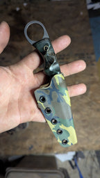 Green Maple Burl, Ringed Sliver