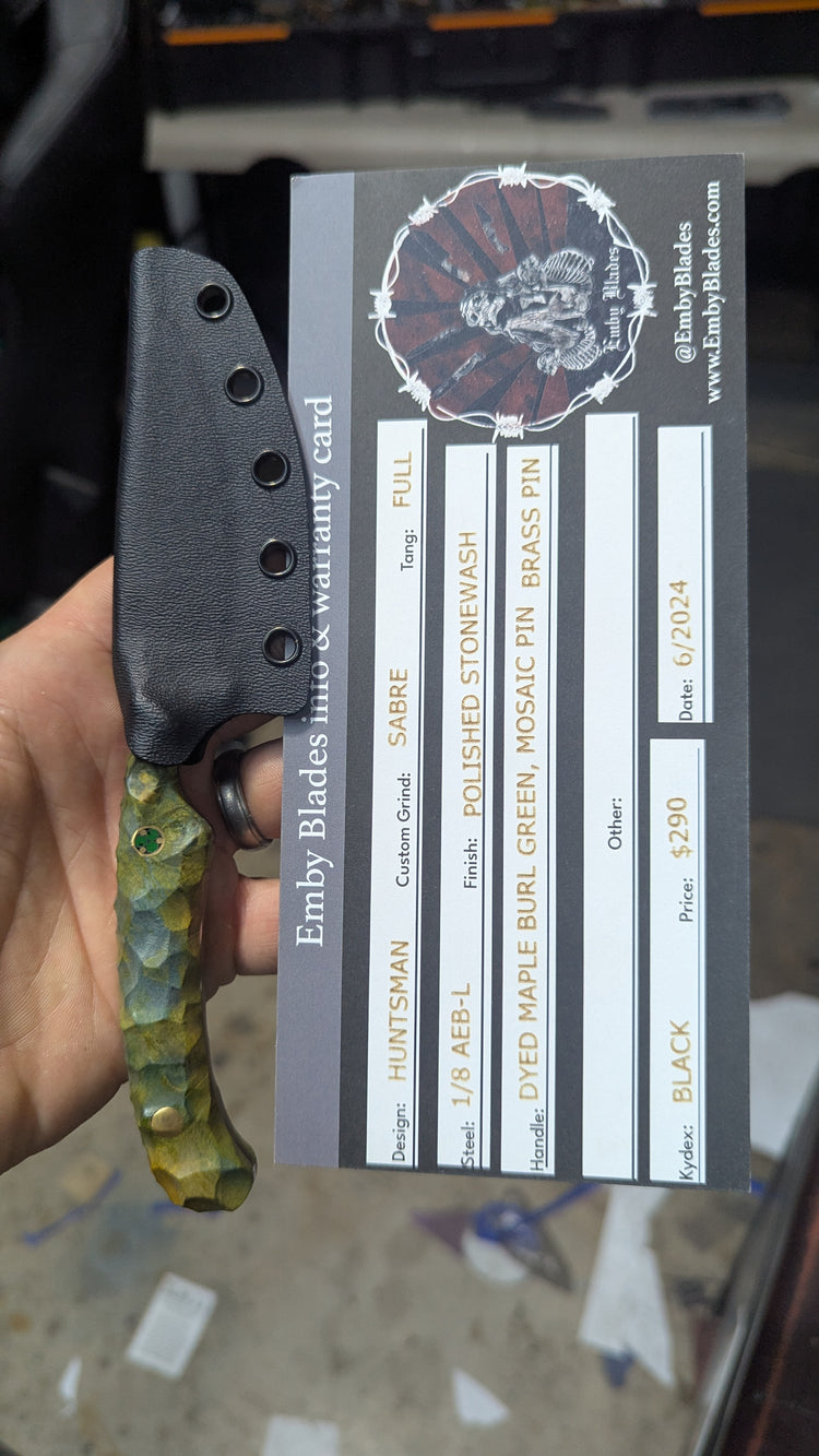 Green Burlwood Huntsman