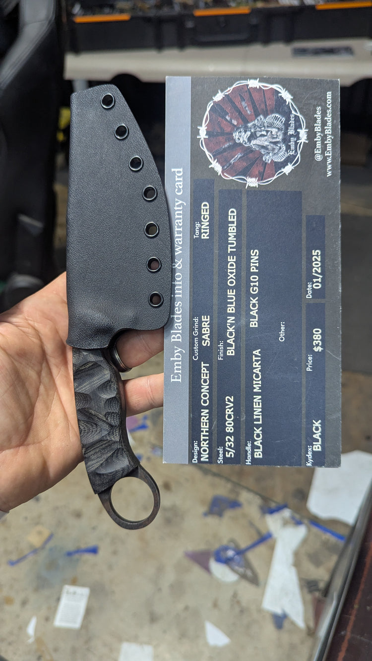 Black Micarta Northern Concept