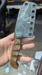 Custom Green Micarta Punk
