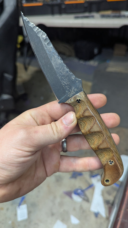 Custom Green Micarta Punk