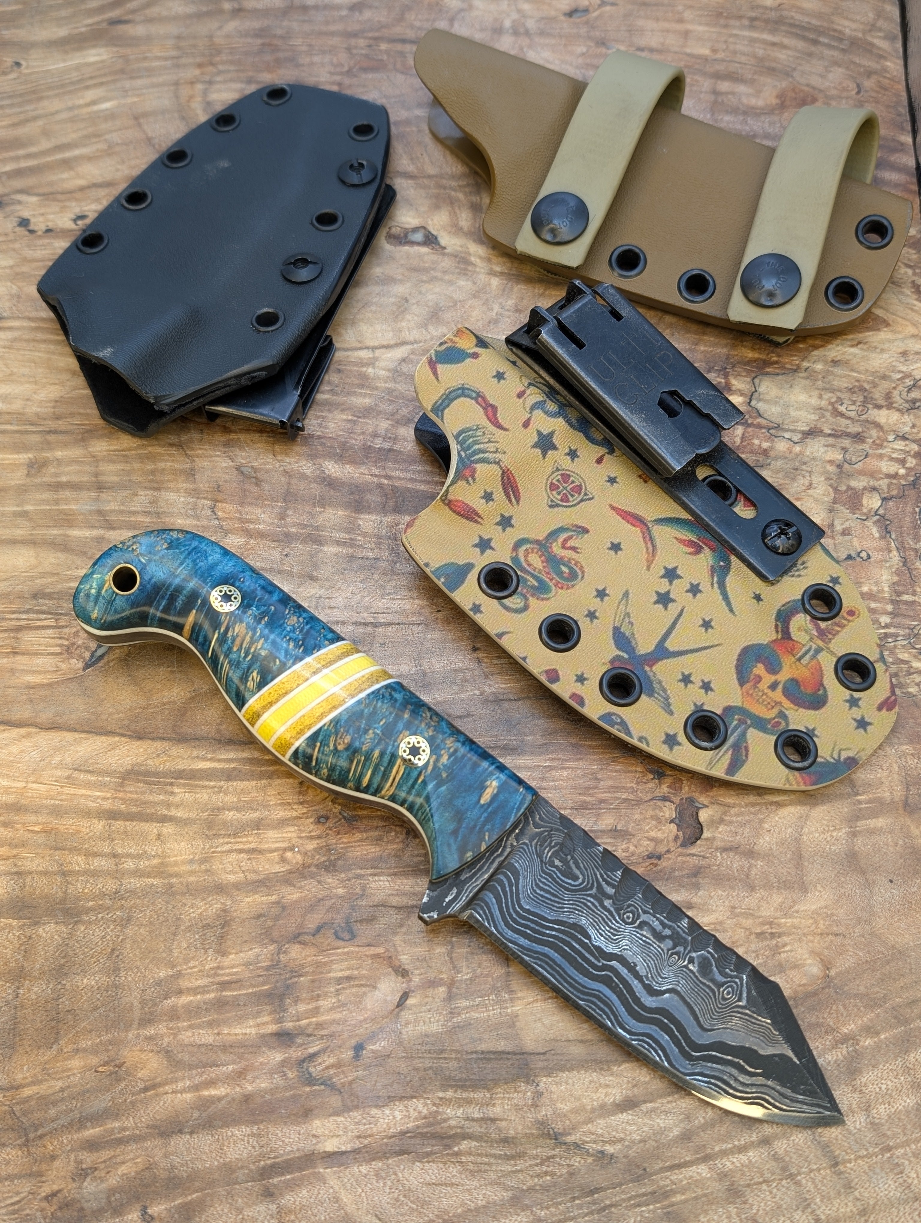 Damascus Custom EDC TUFF