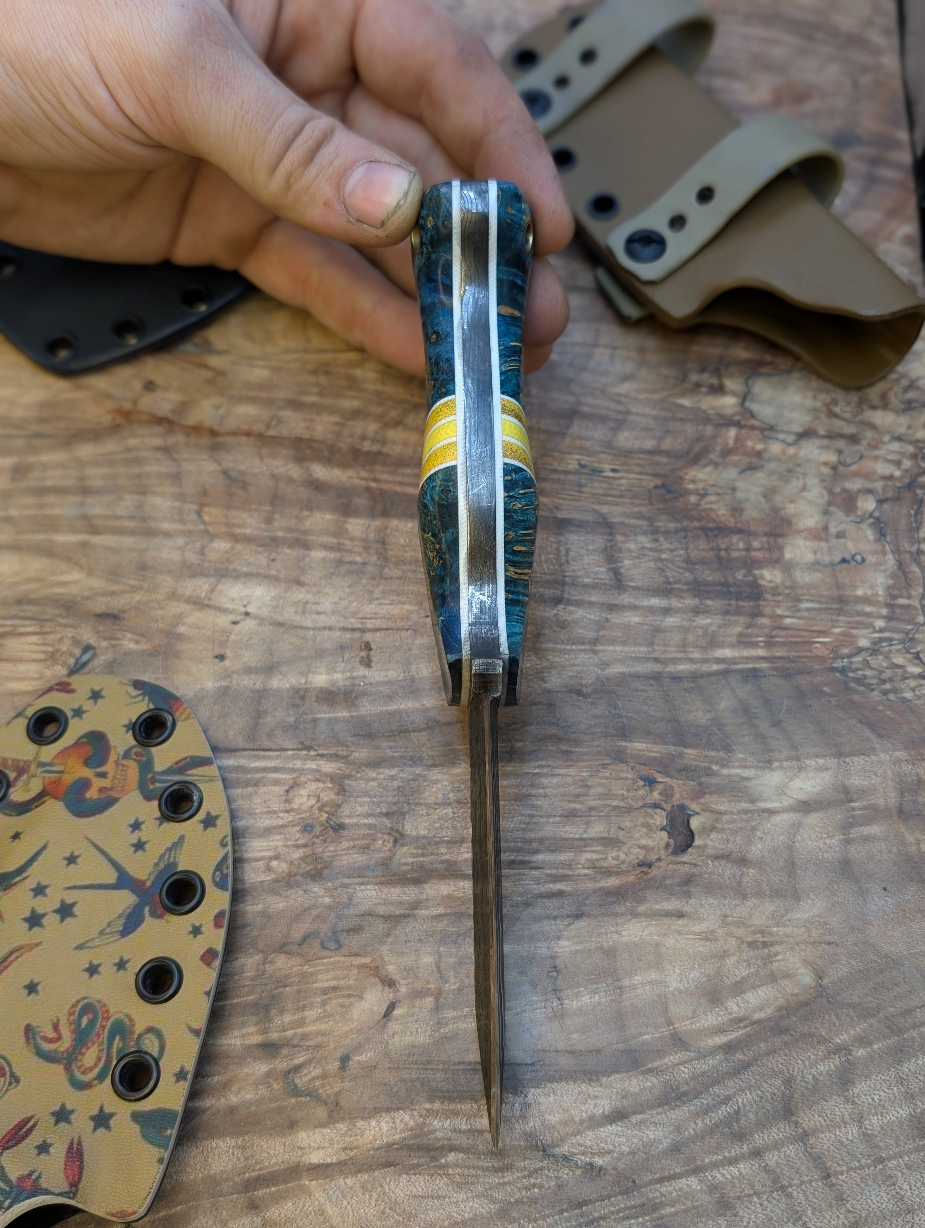 Damascus Custom EDC TUFF