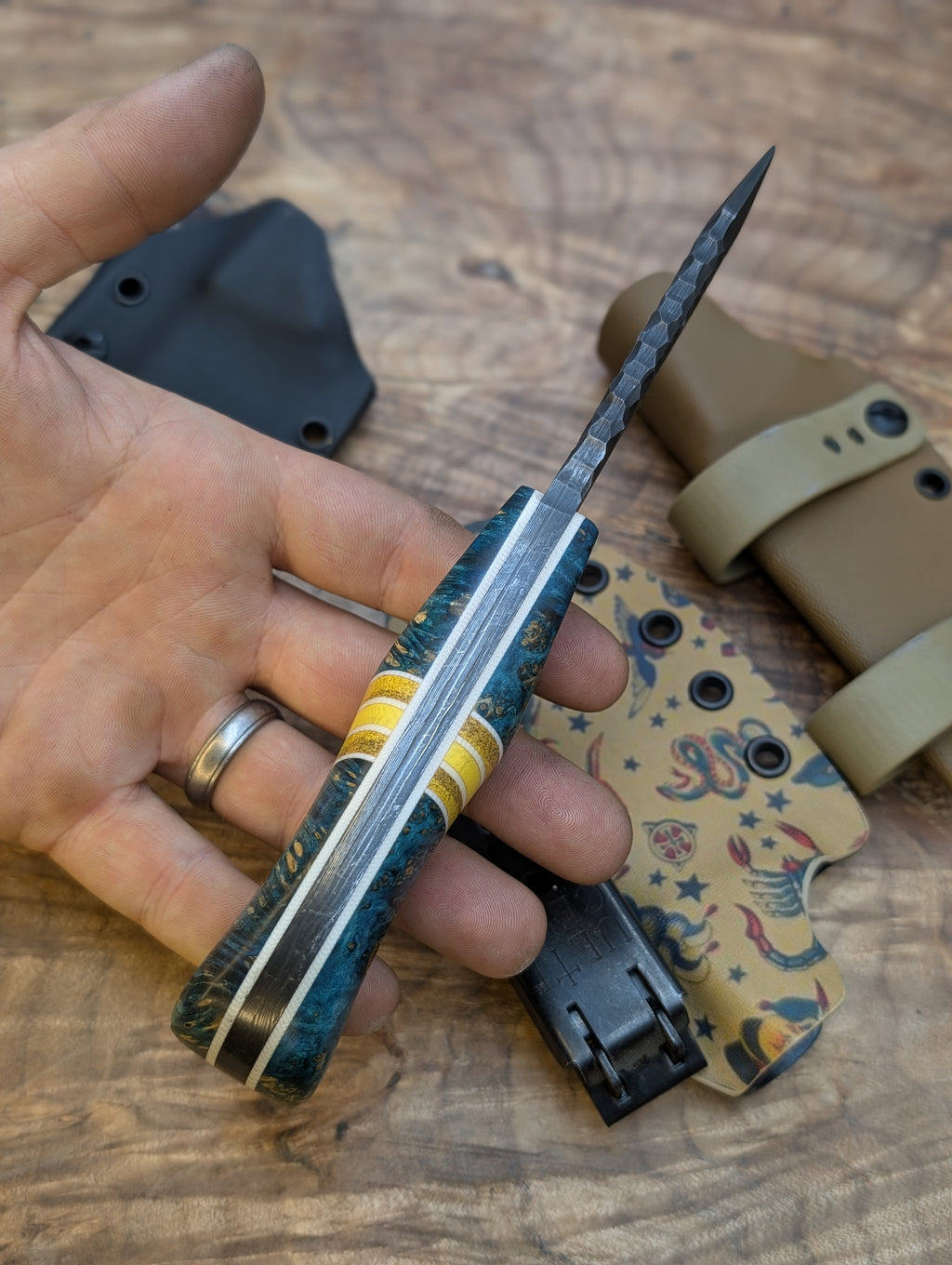 Damascus Custom EDC TUFF