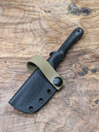 Black Micarta Belt Clipper