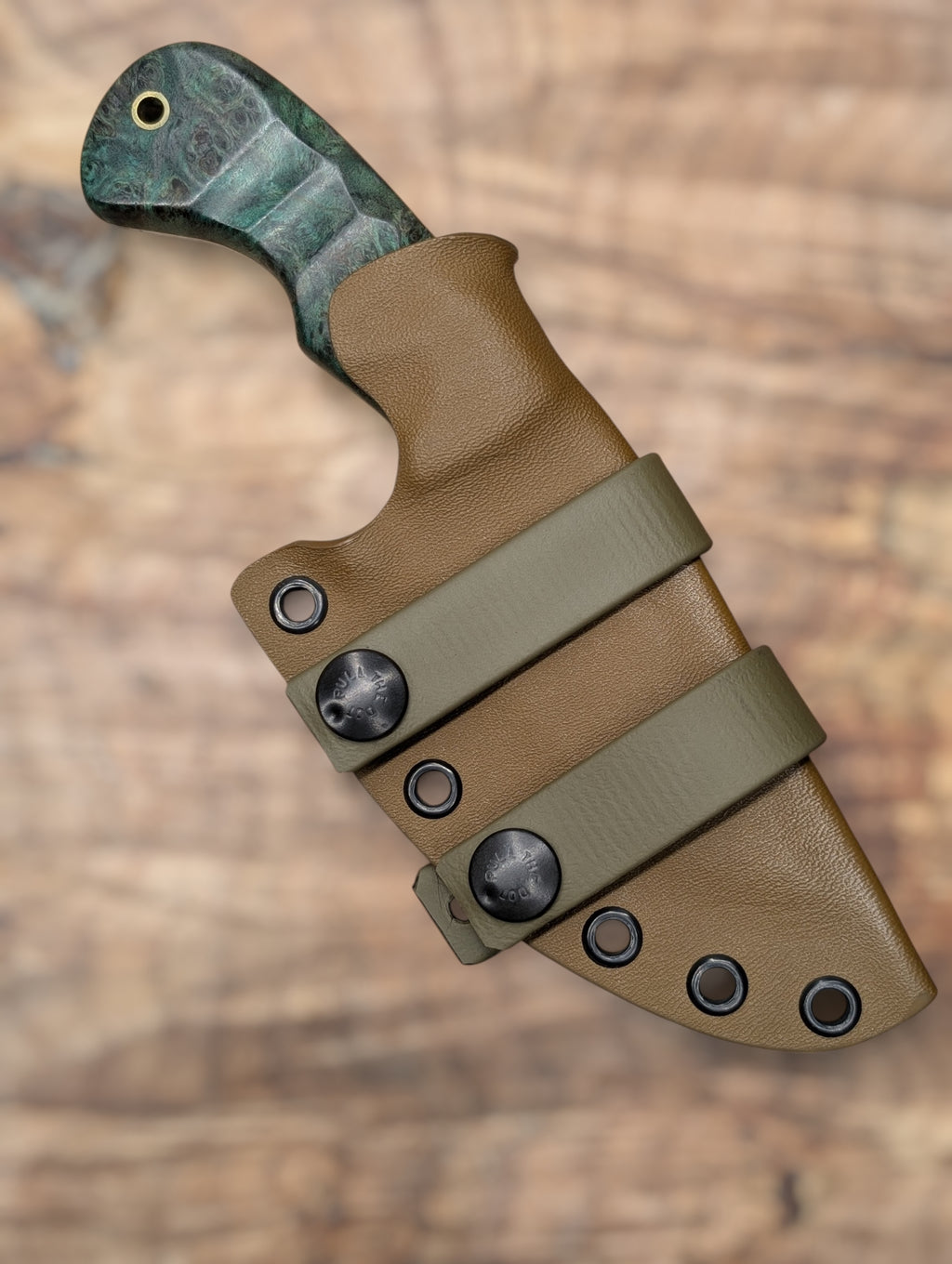 Green Maple Burl Spud