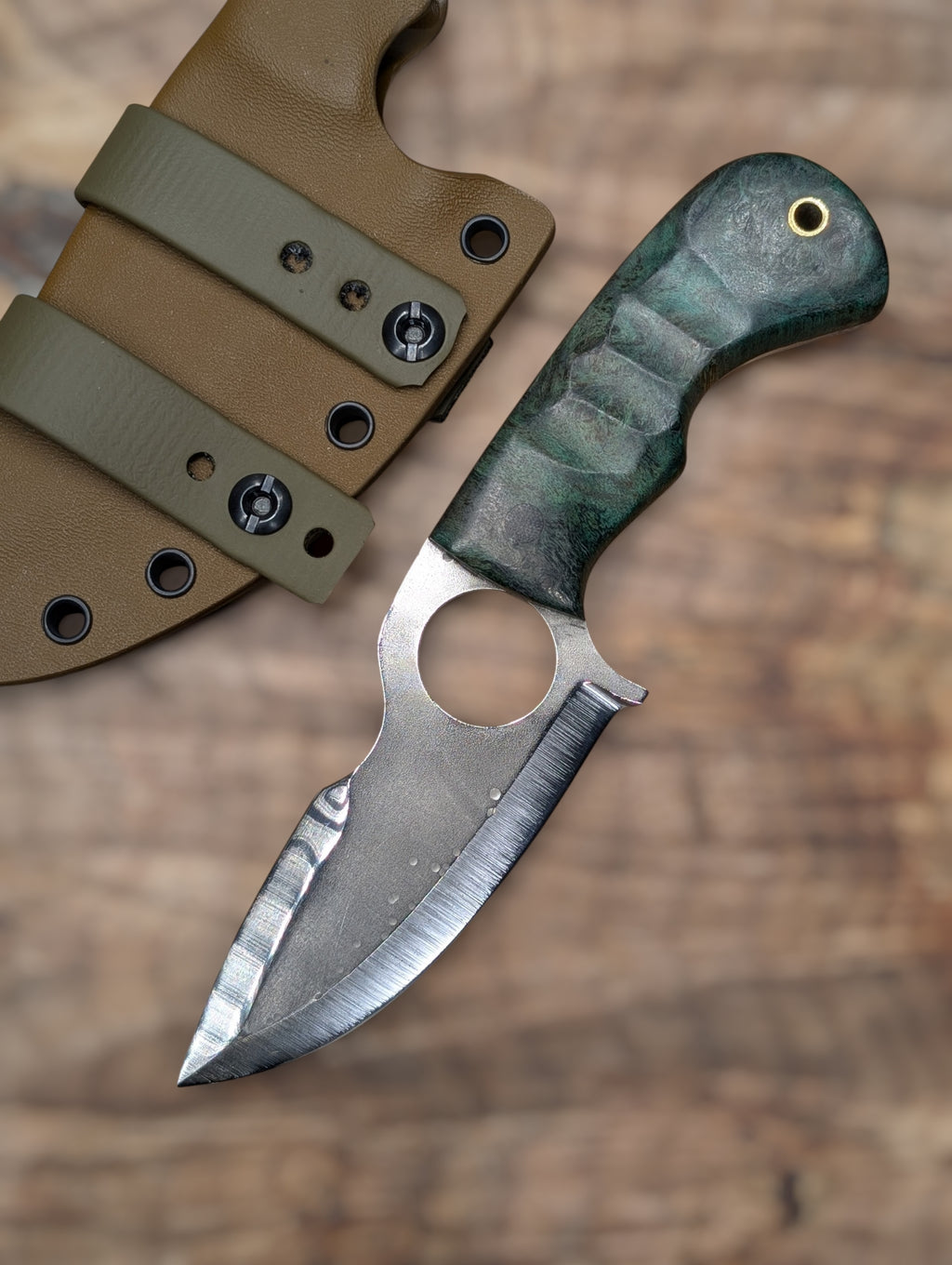 Green Maple Burl Spud
