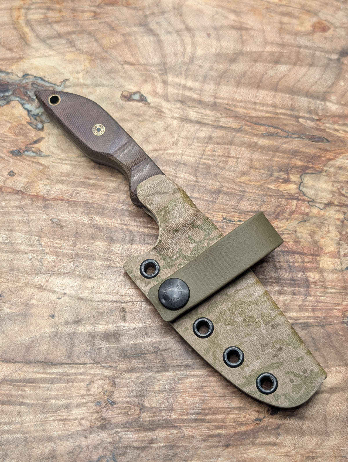 Topographic Micarta Sliver