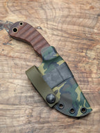 Aged Micarta Ringed Skinner