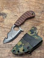 Aged Micarta Ringed Skinner