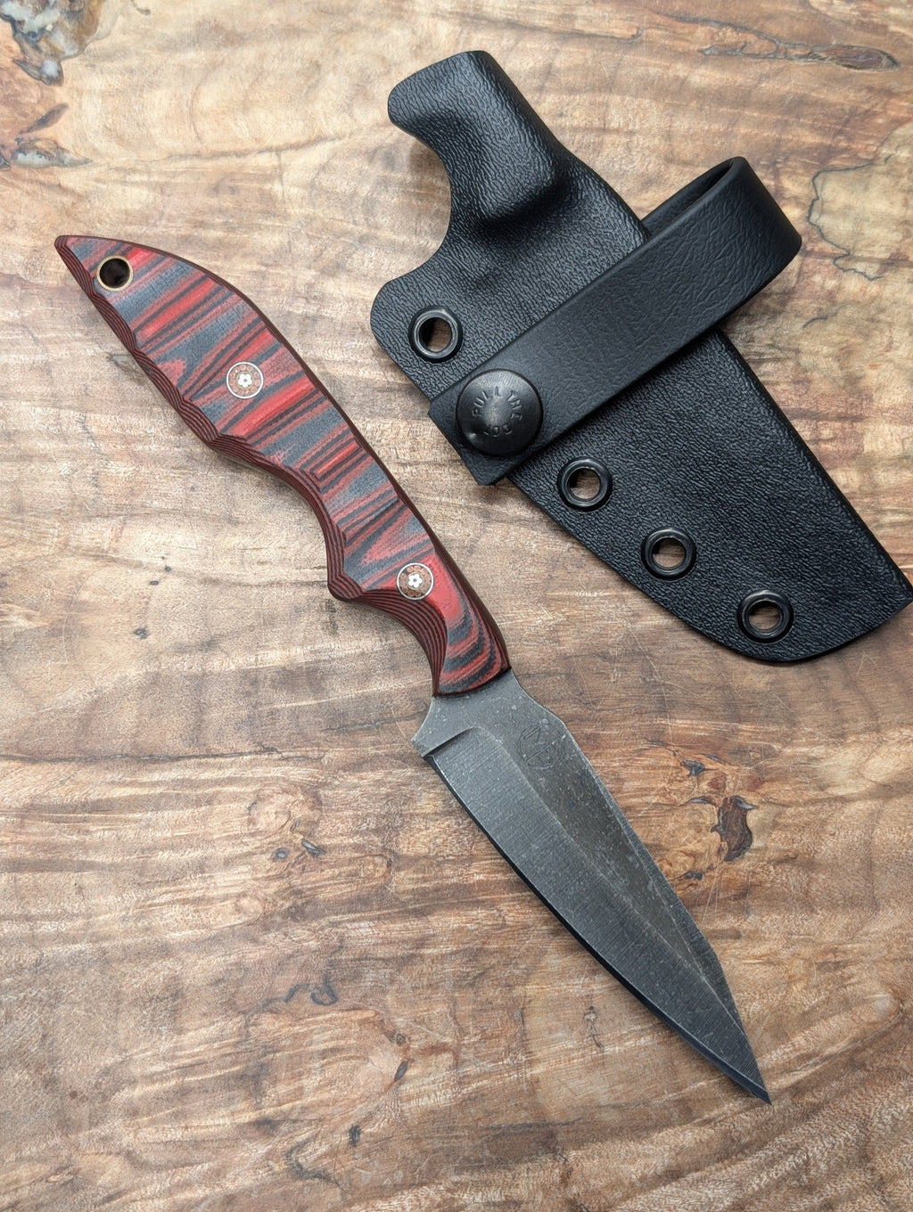 Red & Black G10 Sliver
