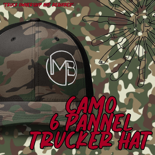 MB logo Camouflage trucker hat