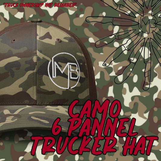 MB logo Camouflage trucker hat
