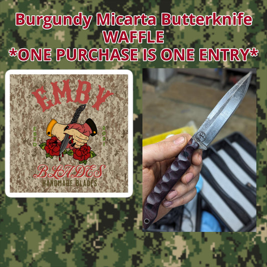 3x3 Emby Blades sticker, KDS Butterknife ENTRY