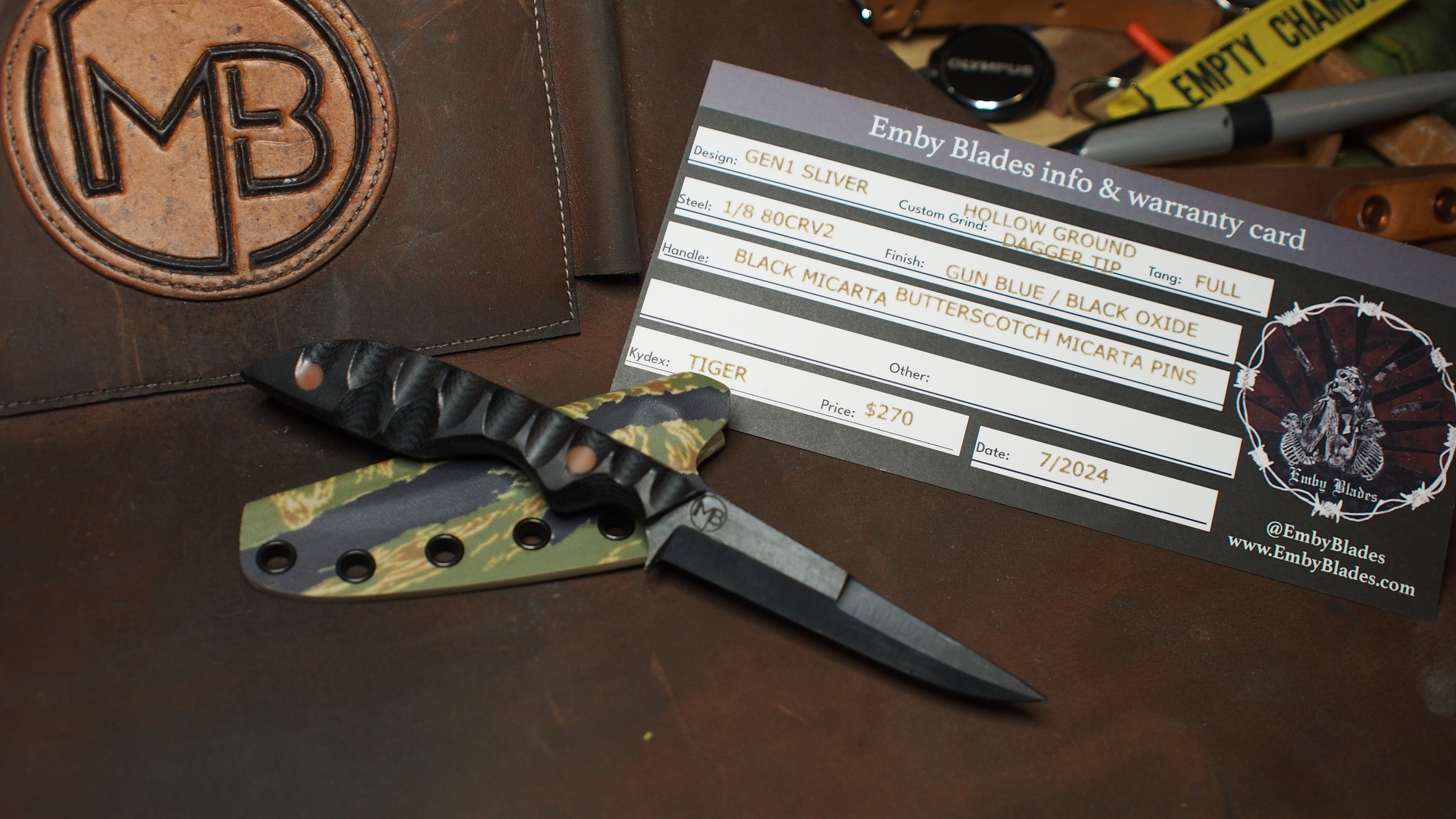 Gen1 Sliver, Black Micarta