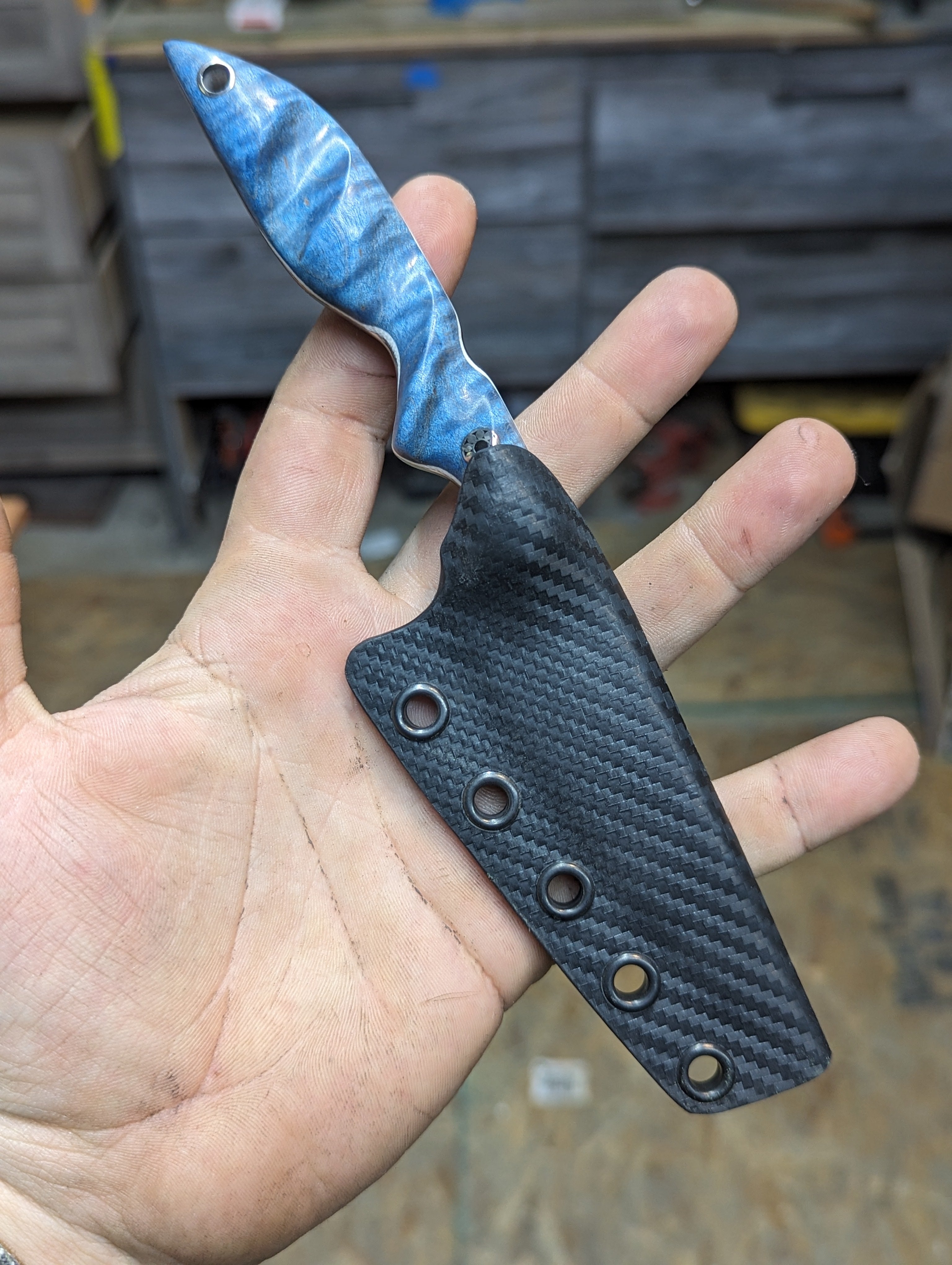 Curly maple sliver