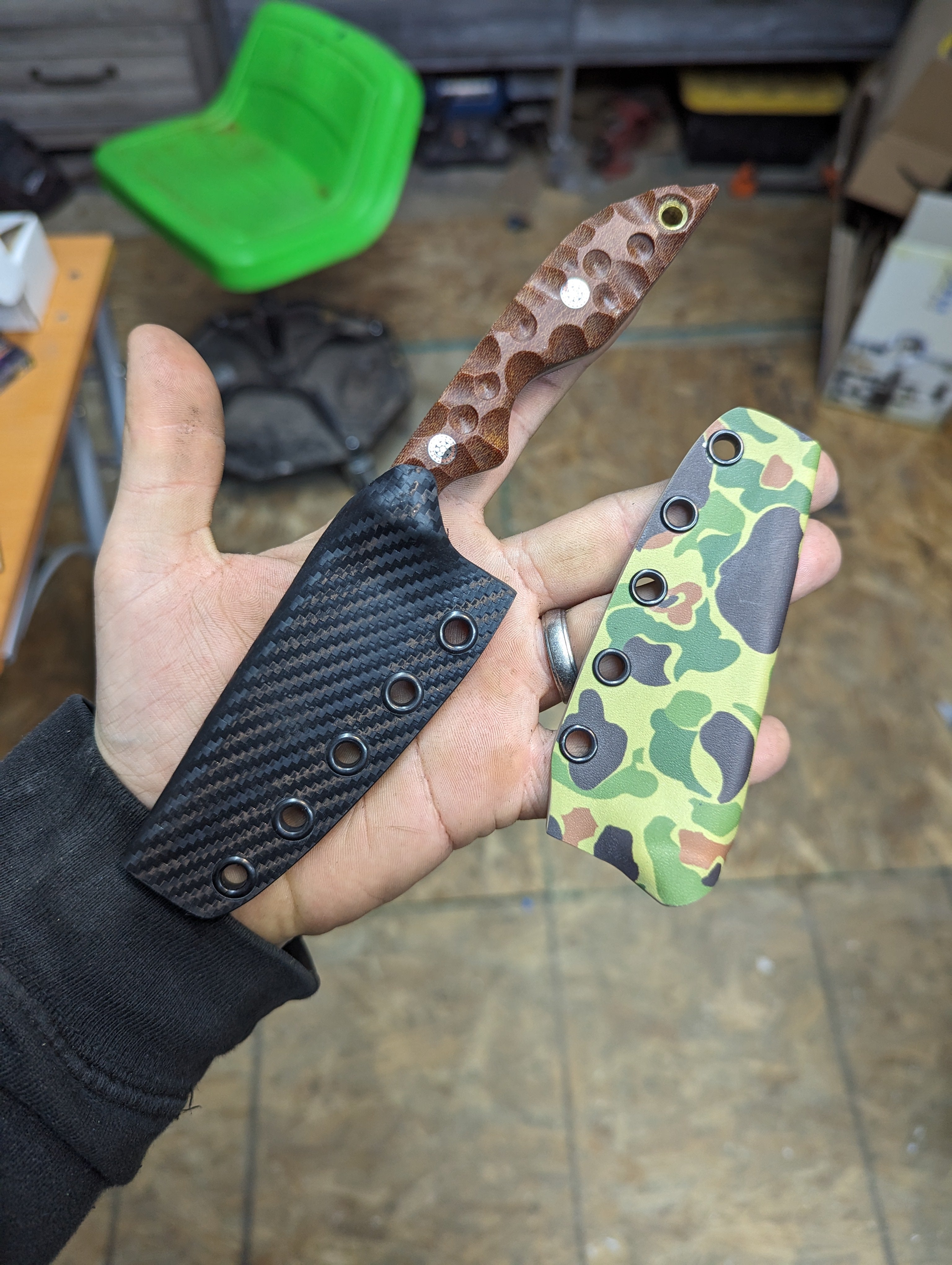Crosscut Micarta sliver