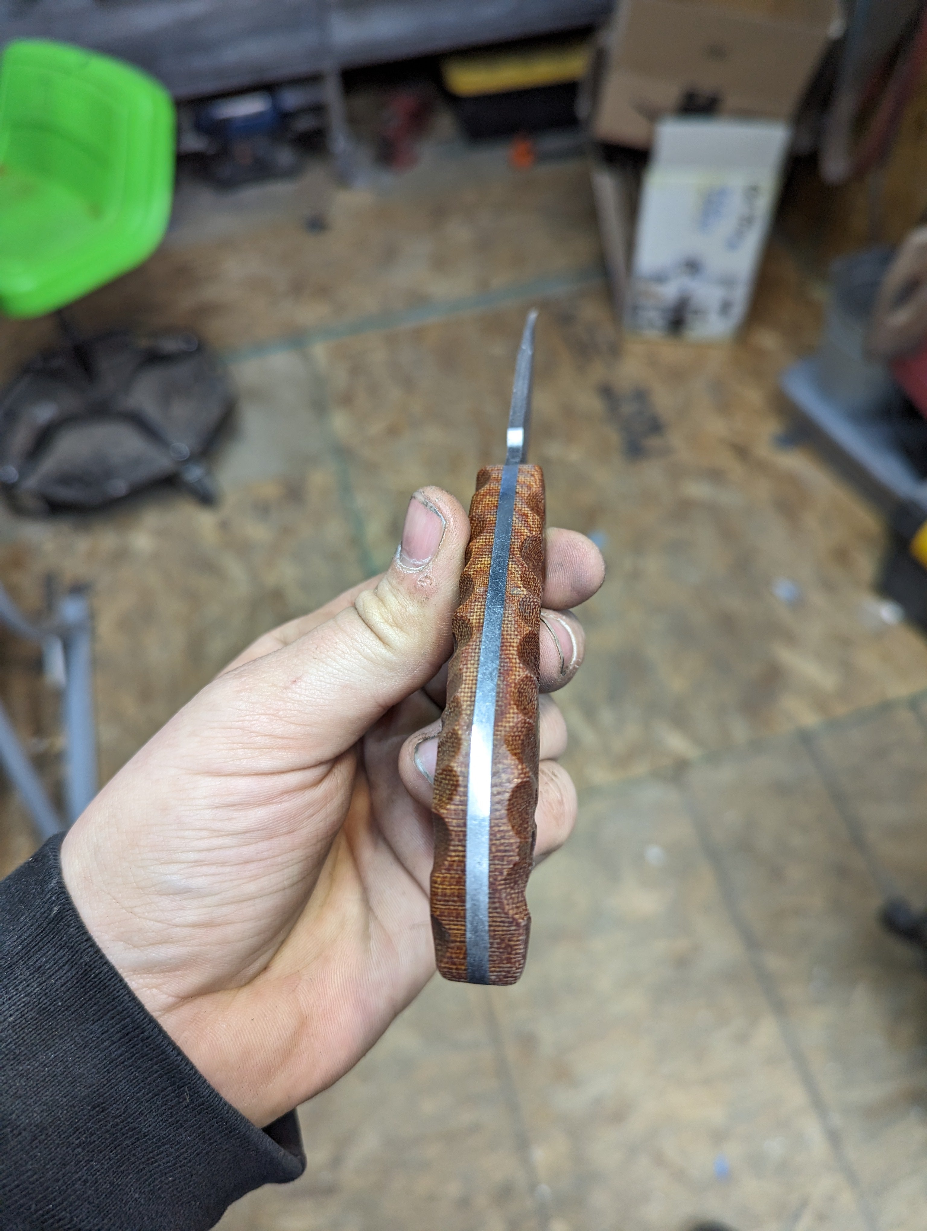 Crosscut Micarta sliver
